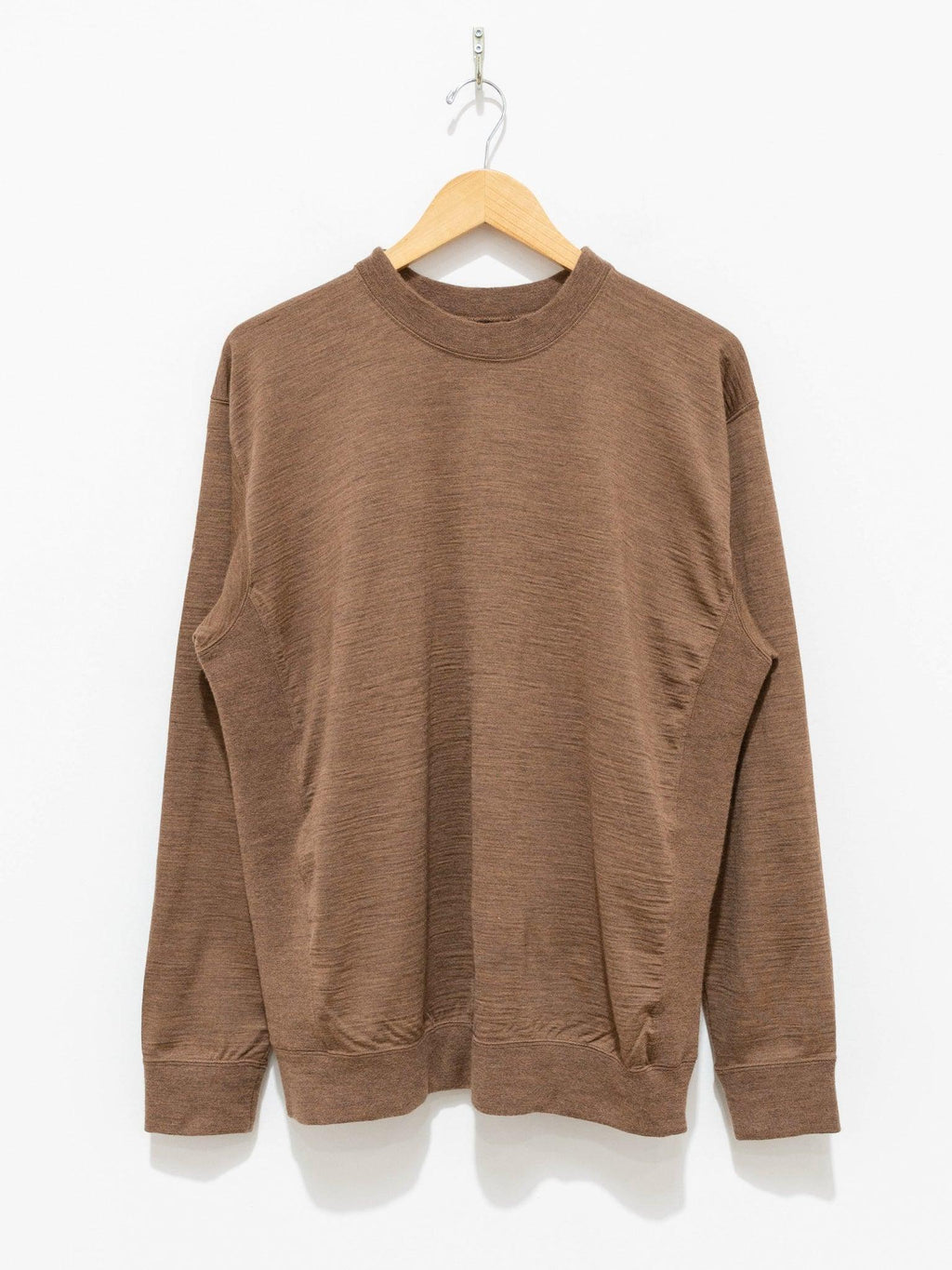Namu Shop - Hatski Wool Tenjiku Crewneck Knit - Beige