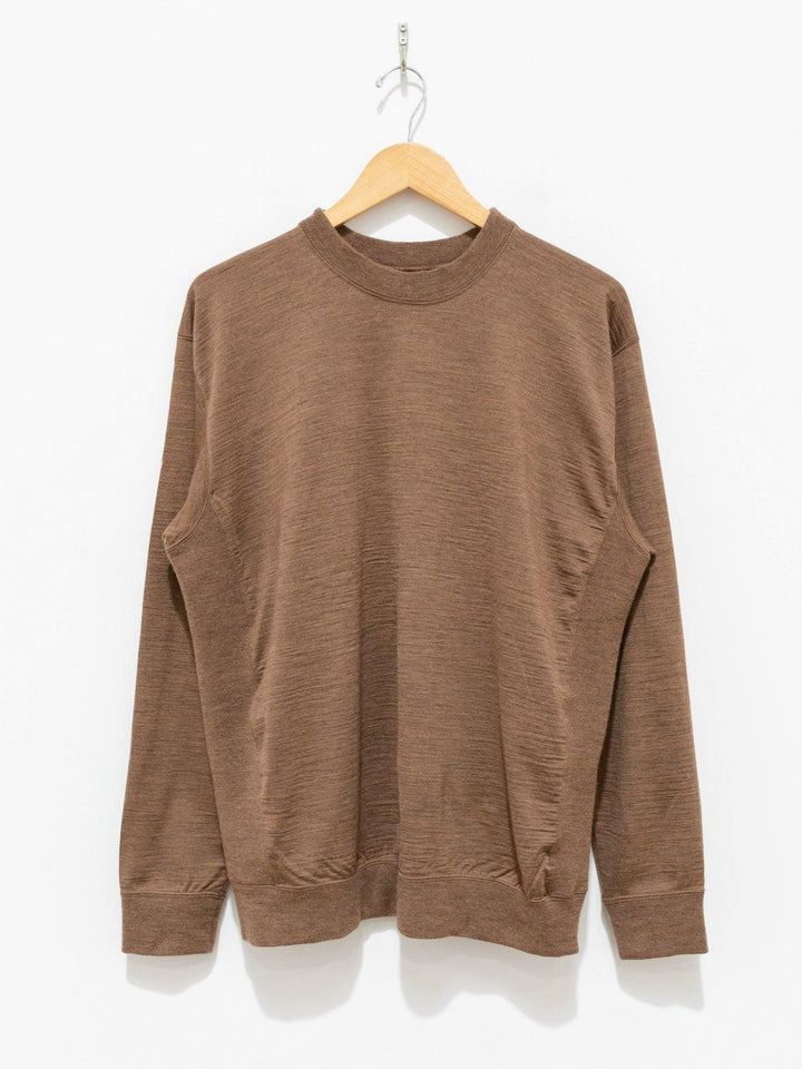 Namu Shop - Hatski Wool Tenjiku Crewneck Knit - Beige