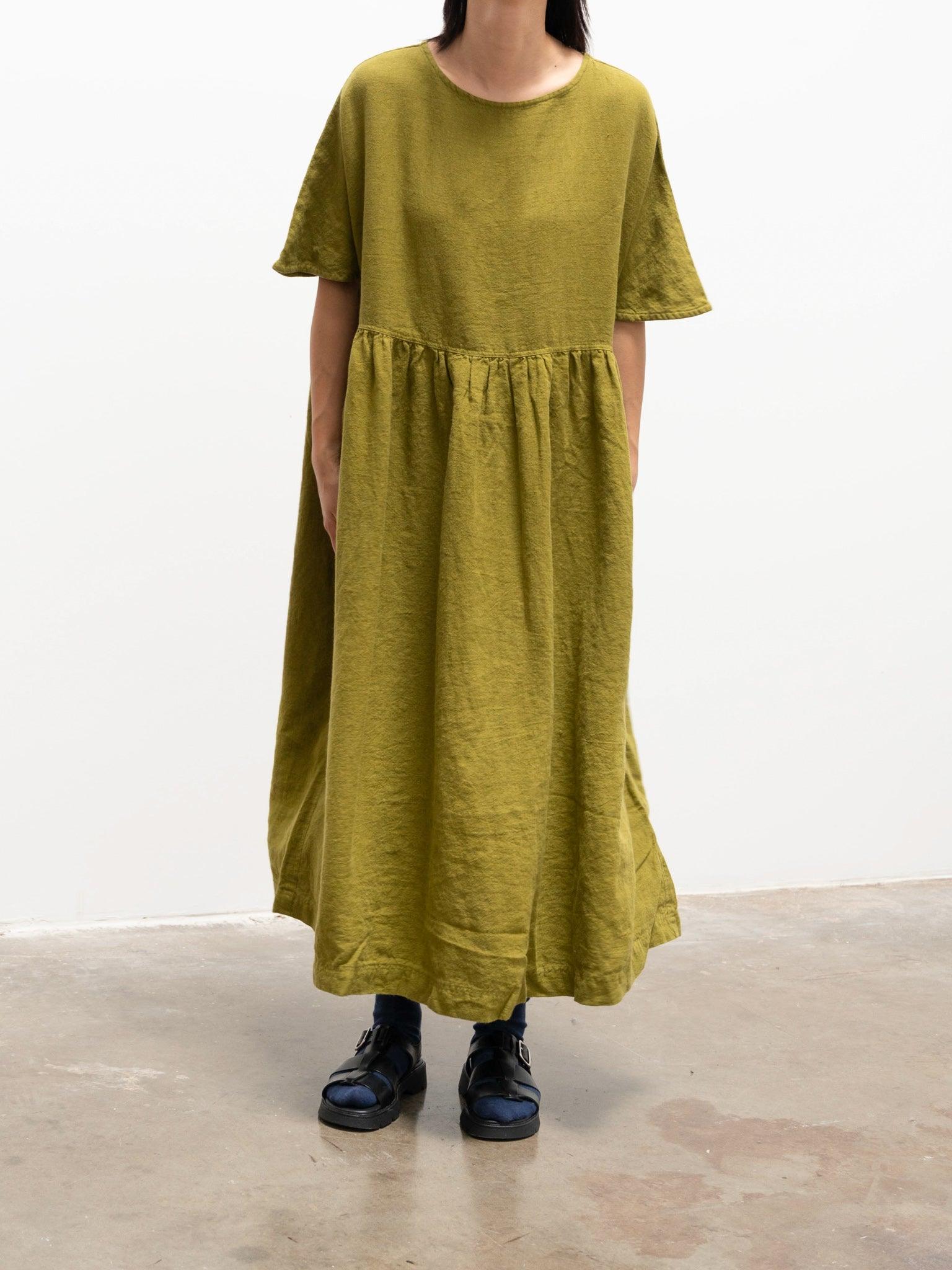 Namu Shop - Ichi Antiquites Azumadaki Dress - Charcoal