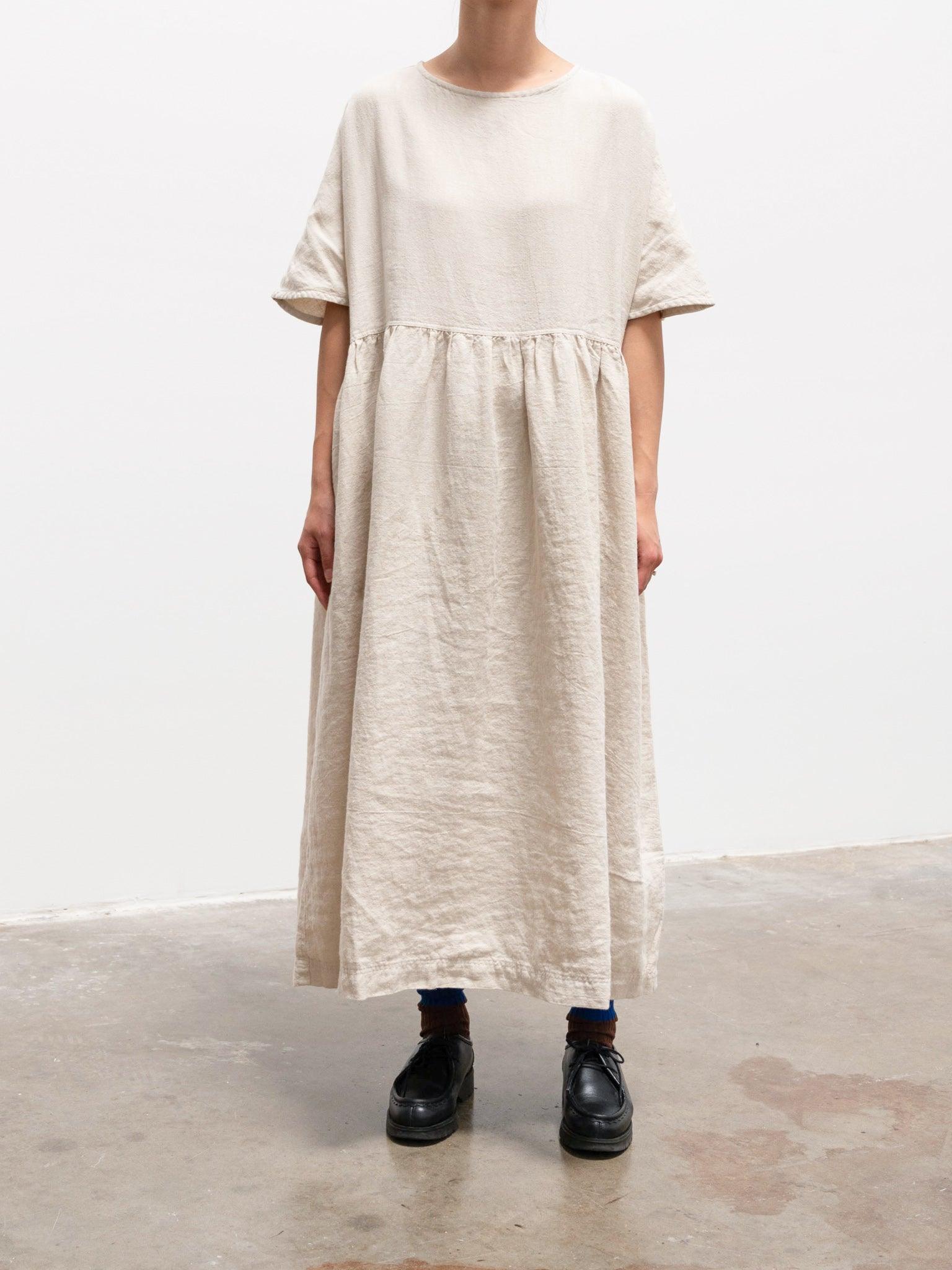 Namu Shop - Ichi Antiquites Azumadaki Dress - Natural