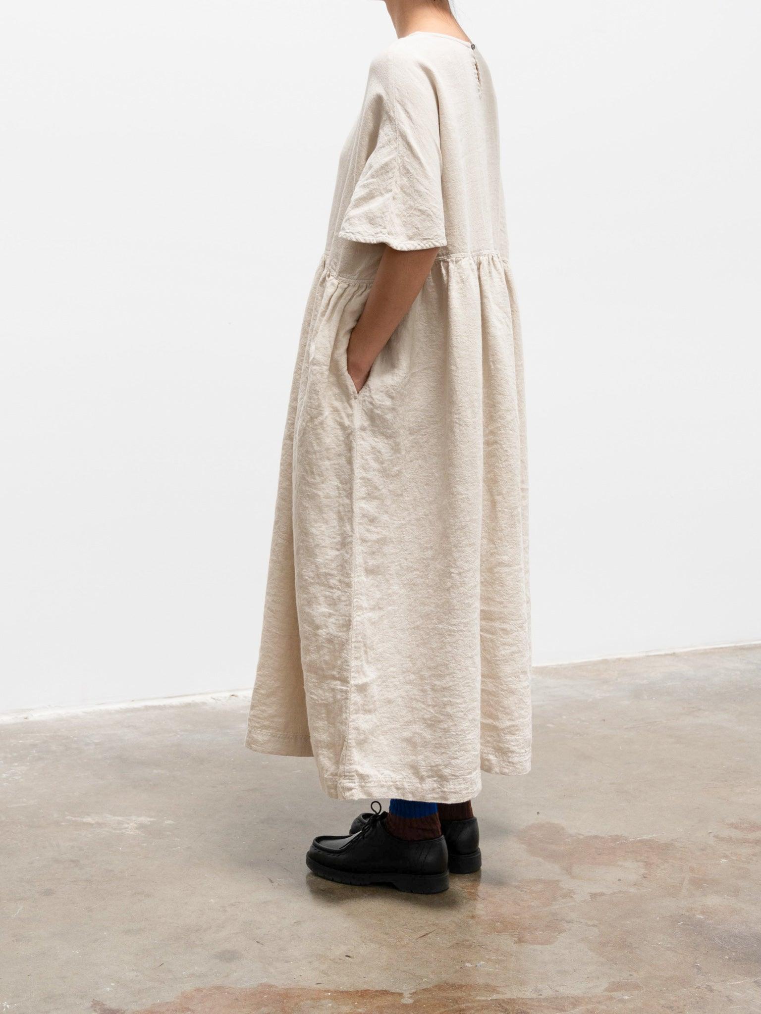 Namu Shop - Ichi Antiquites Azumadaki Dress - Natural