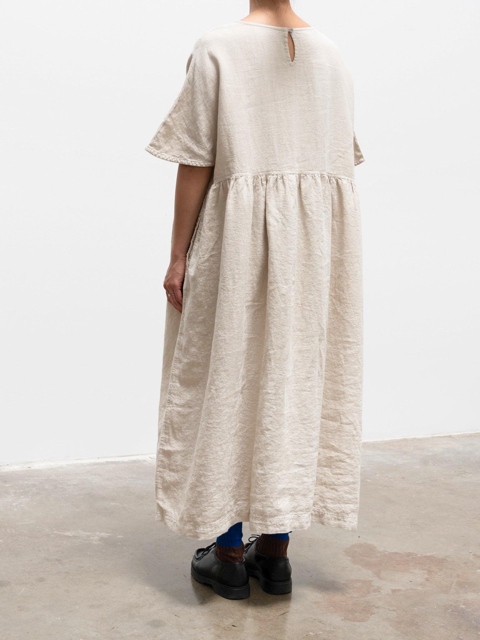 Namu Shop - Ichi Antiquites Azumadaki Dress - Natural