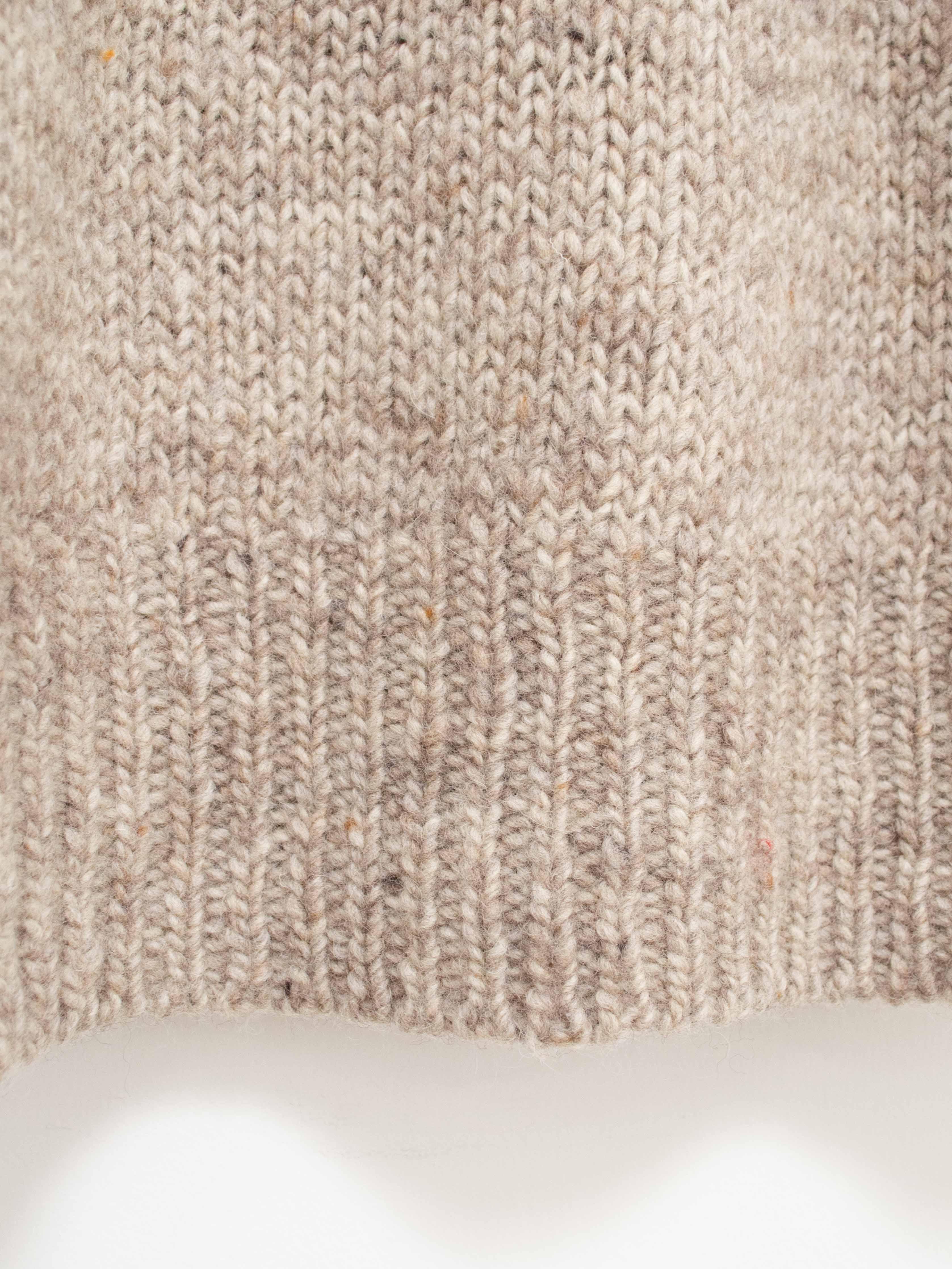 Namu Shop - Ichi Antiquites British Wool Eagle Pullover Knit - Oatmeal