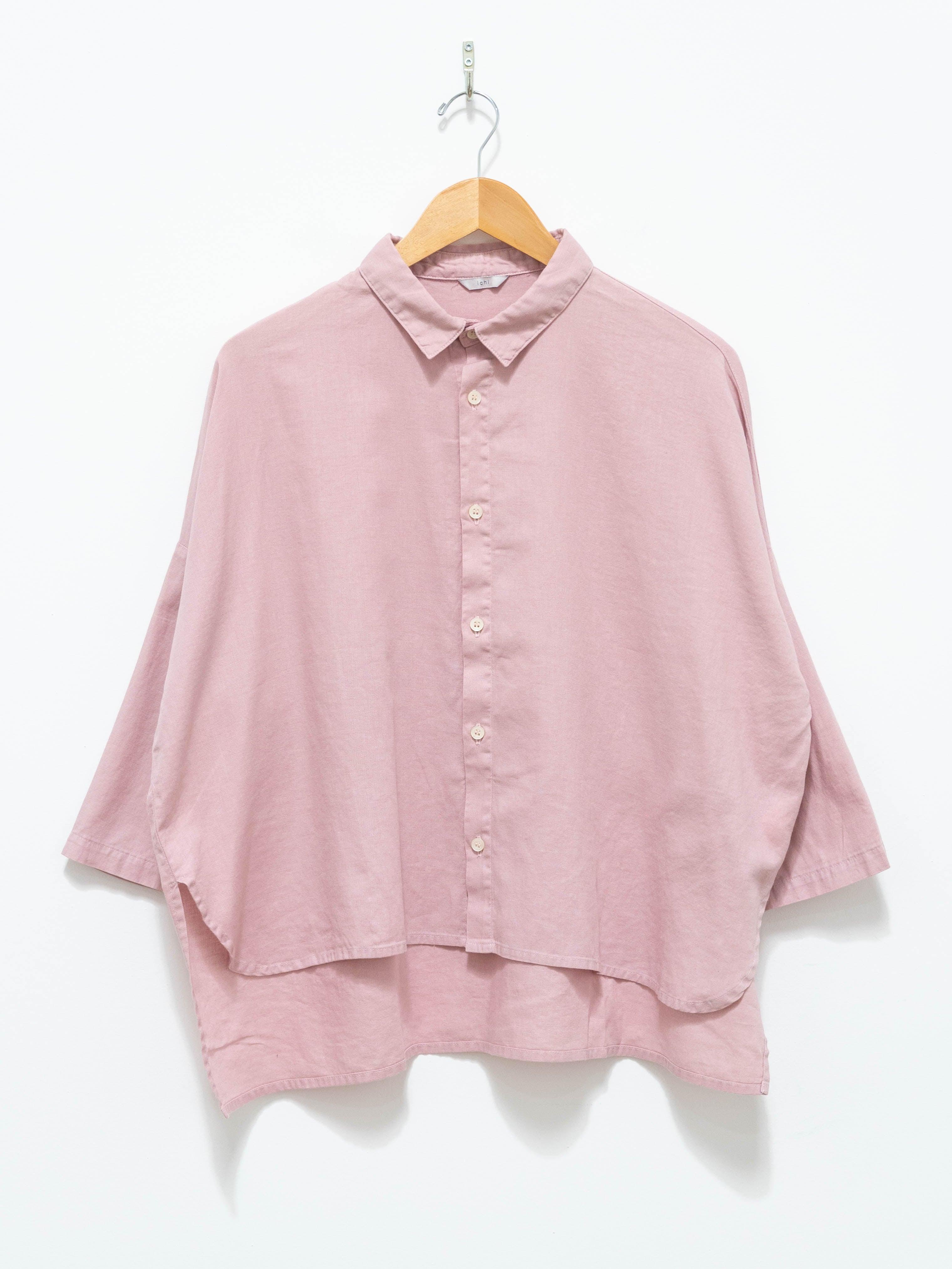 Namu Shop - Ichi Antiquites Co/Li BD Shirt - Light Pink