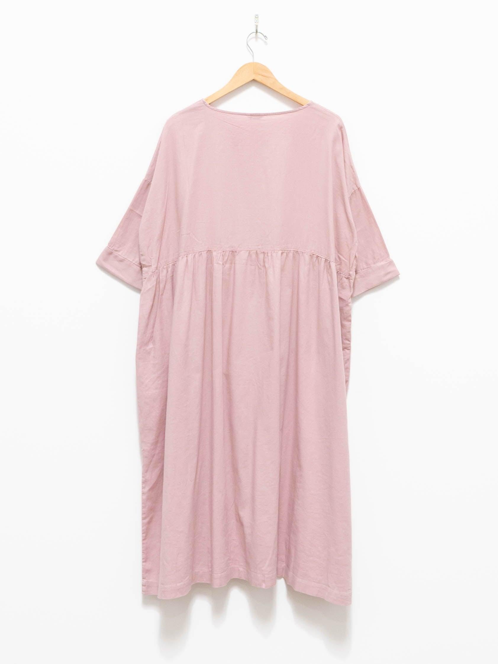 Namu Shop - Ichi Antiquites Co/Li Gather Dress - Light Pink
