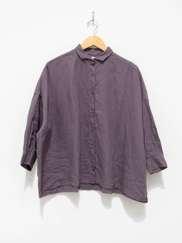 Namu Shop - Ichi Antiquites Color Linen Shirt - Lavender