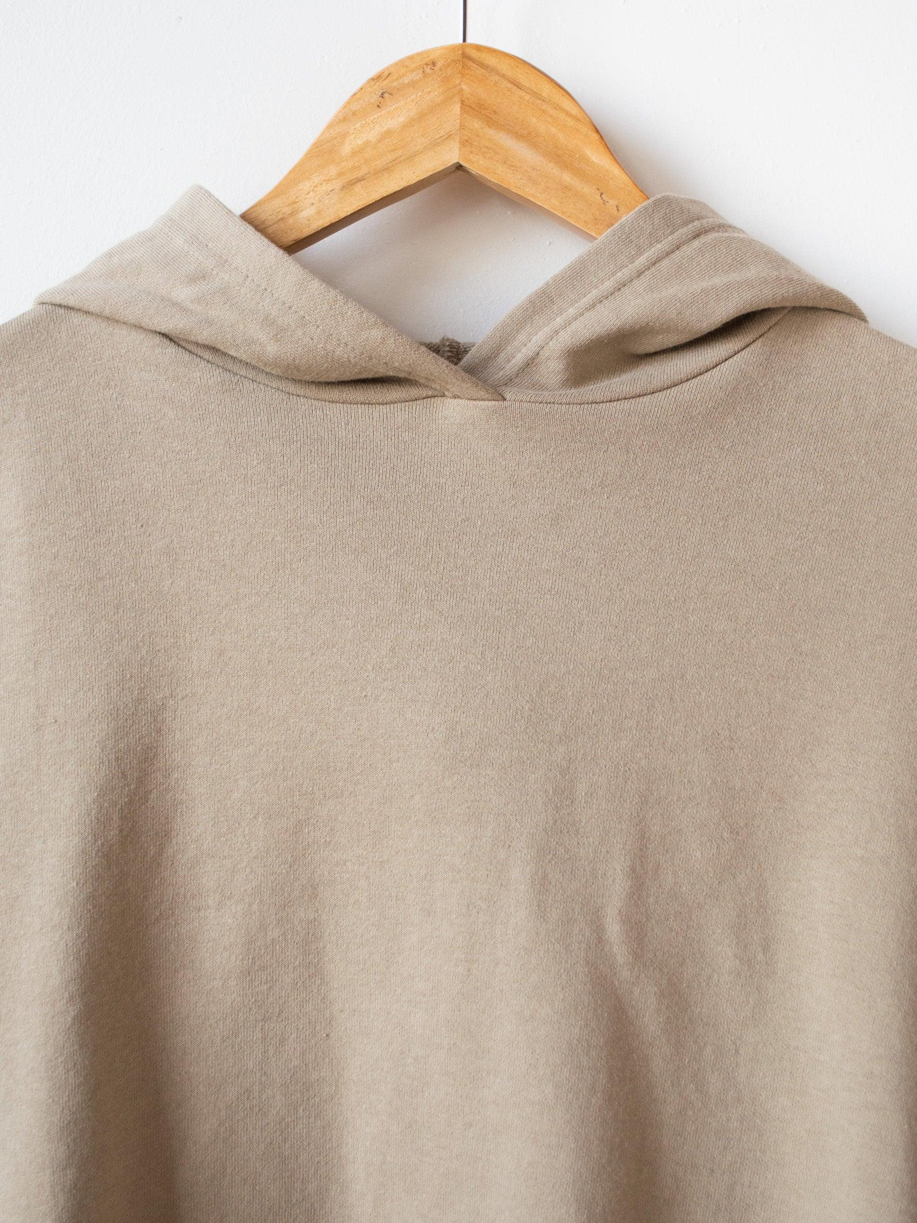 Namu Shop - Ichi Antiquites Cotton Hooded Sweatshirt - Beige