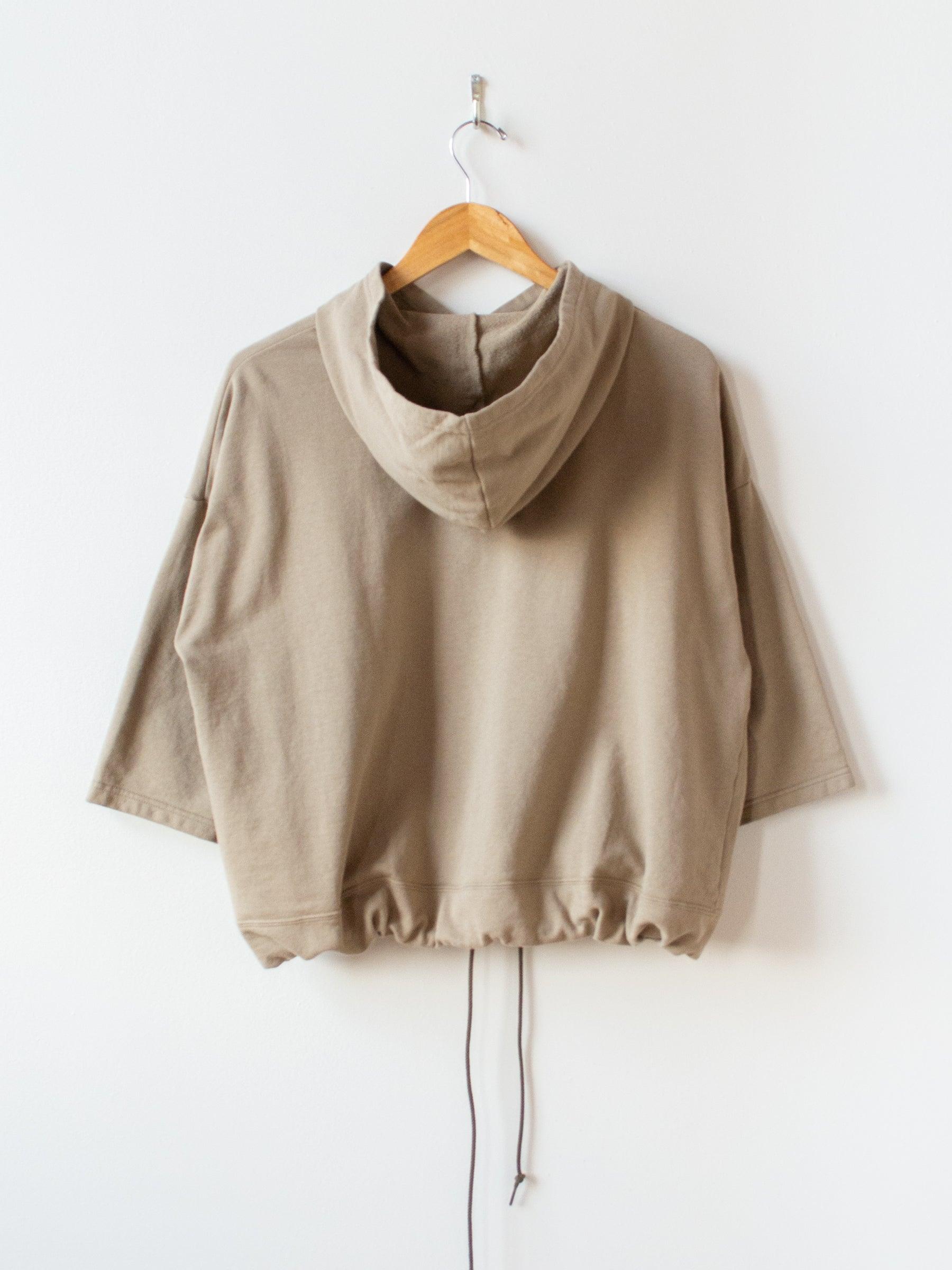 Namu Shop - Ichi Antiquites Cotton Hooded Sweatshirt - Beige