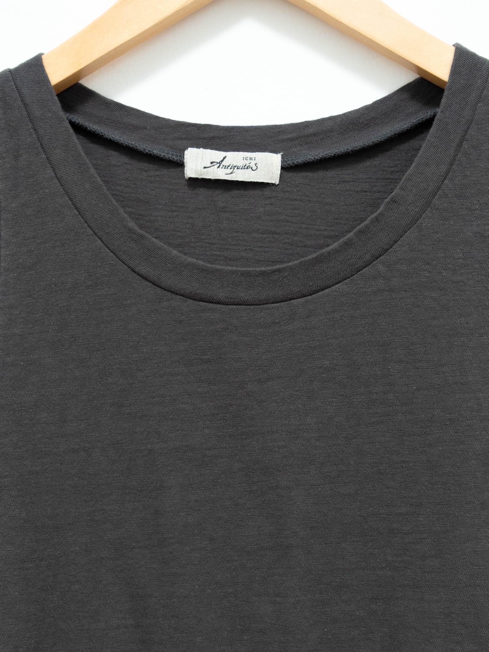 Namu Shop - Ichi Antiquites Cotton Jersey Tank Top - Charcoal