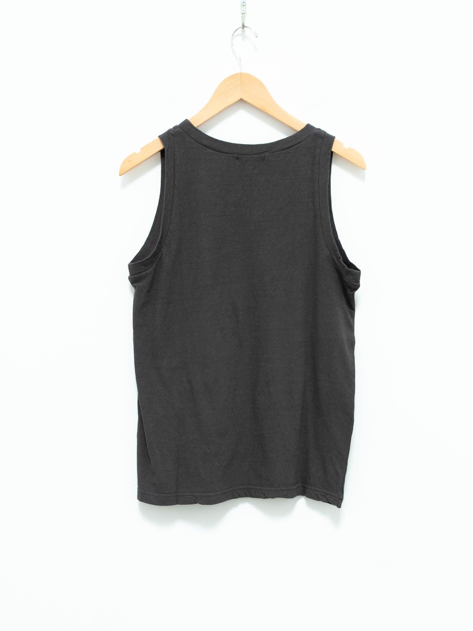 Namu Shop - Ichi Antiquites Cotton Jersey Tank Top - Charcoal