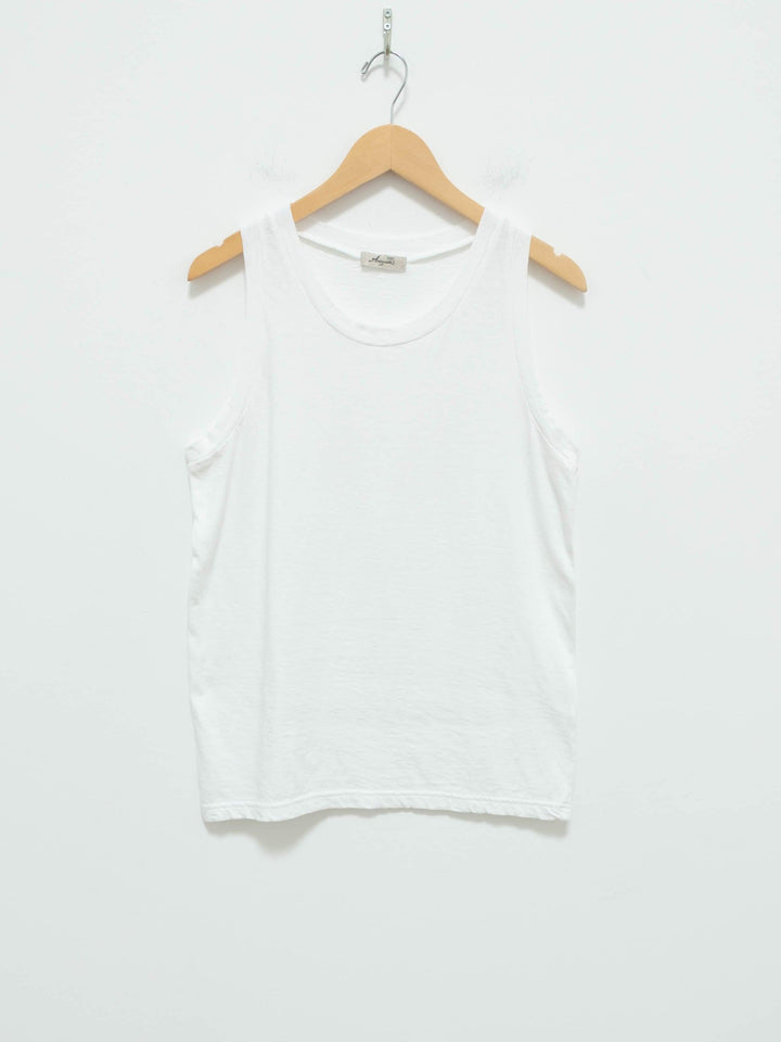 Namu Shop - Ichi Antiquites Cotton Jersey Tank Top - White