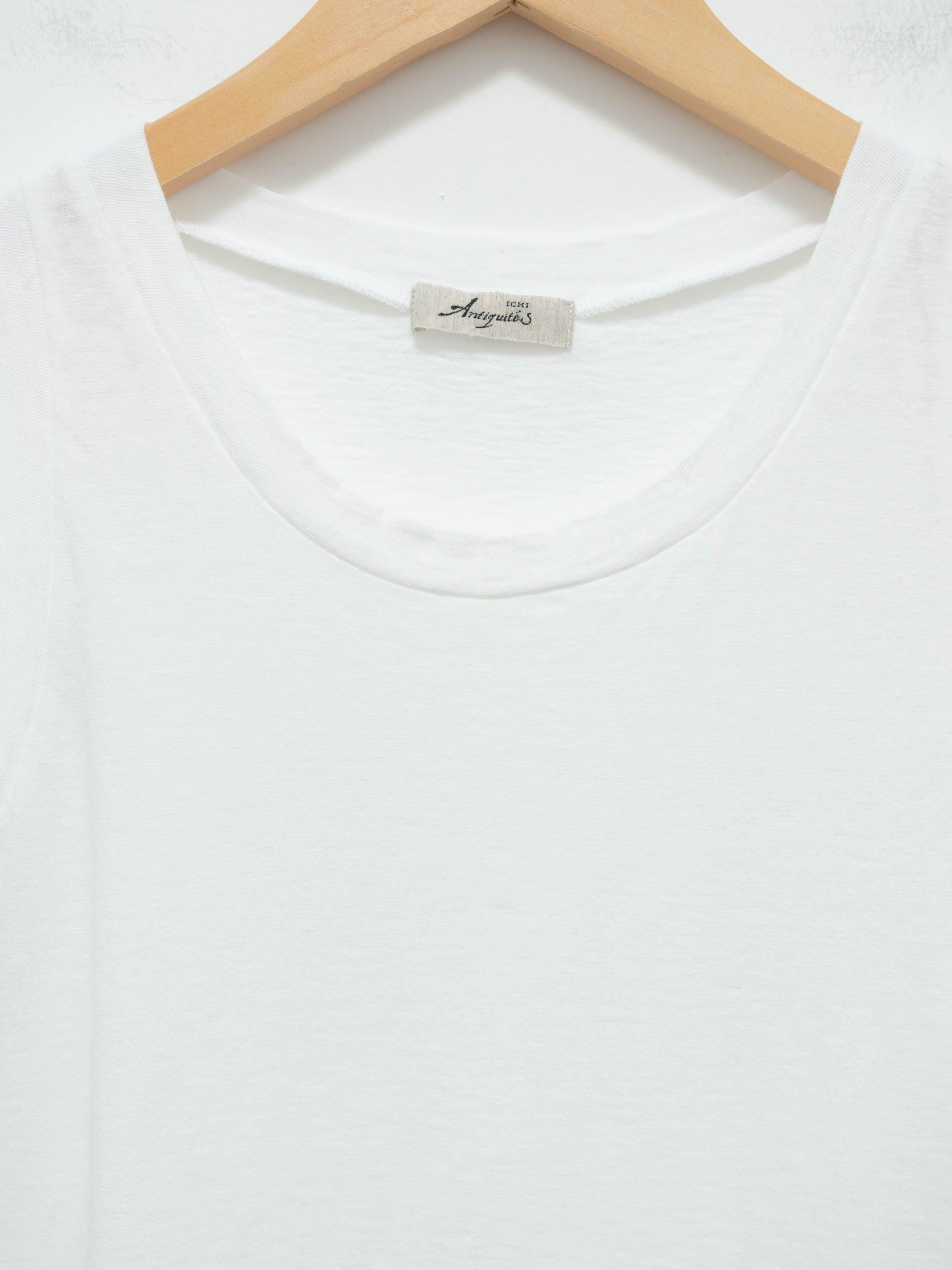 Namu Shop - Ichi Antiquites Cotton Jersey Tank Top - White
