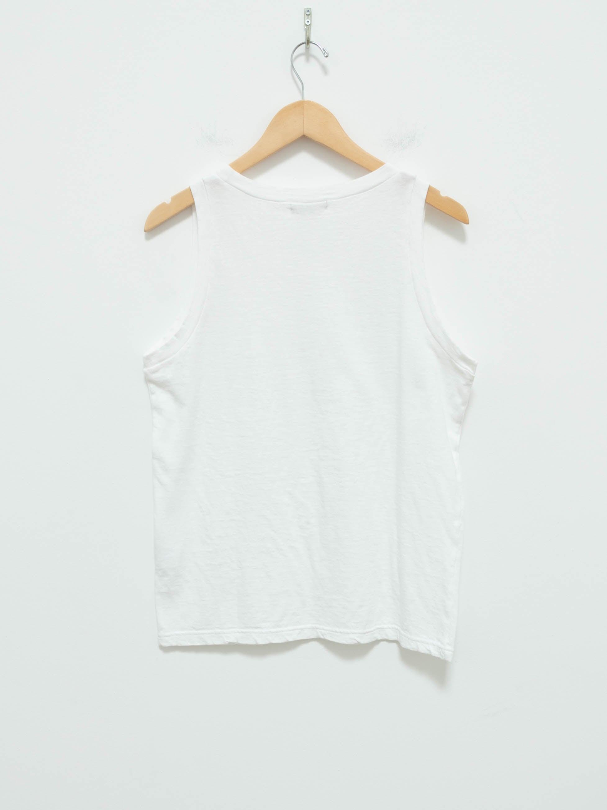 Namu Shop - Ichi Antiquites Cotton Jersey Tank Top - White
