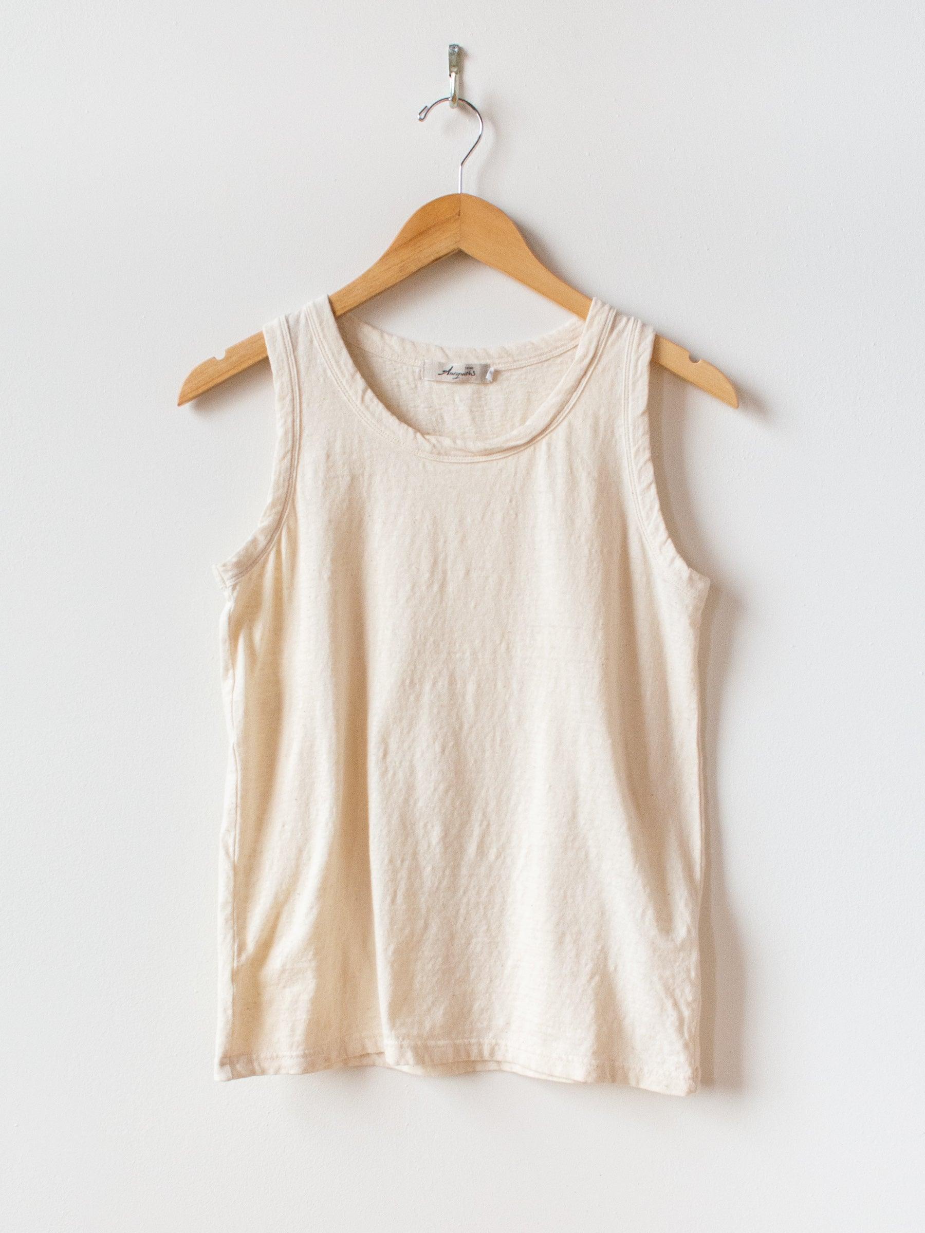 Namu Shop - Ichi Antiquites Cotton Tank Top - Natural