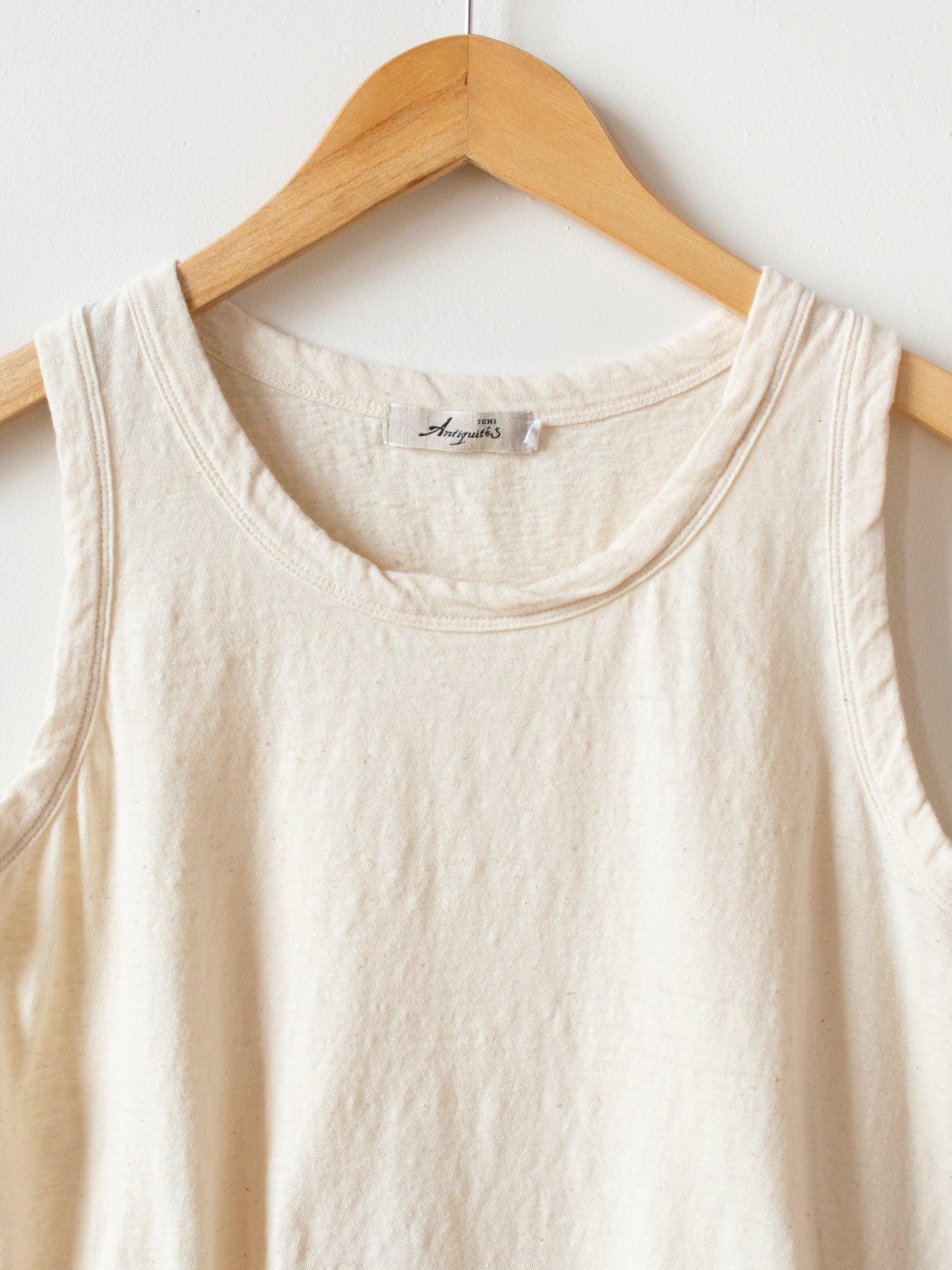 Namu Shop - Ichi Antiquites Cotton Tank Top - Natural