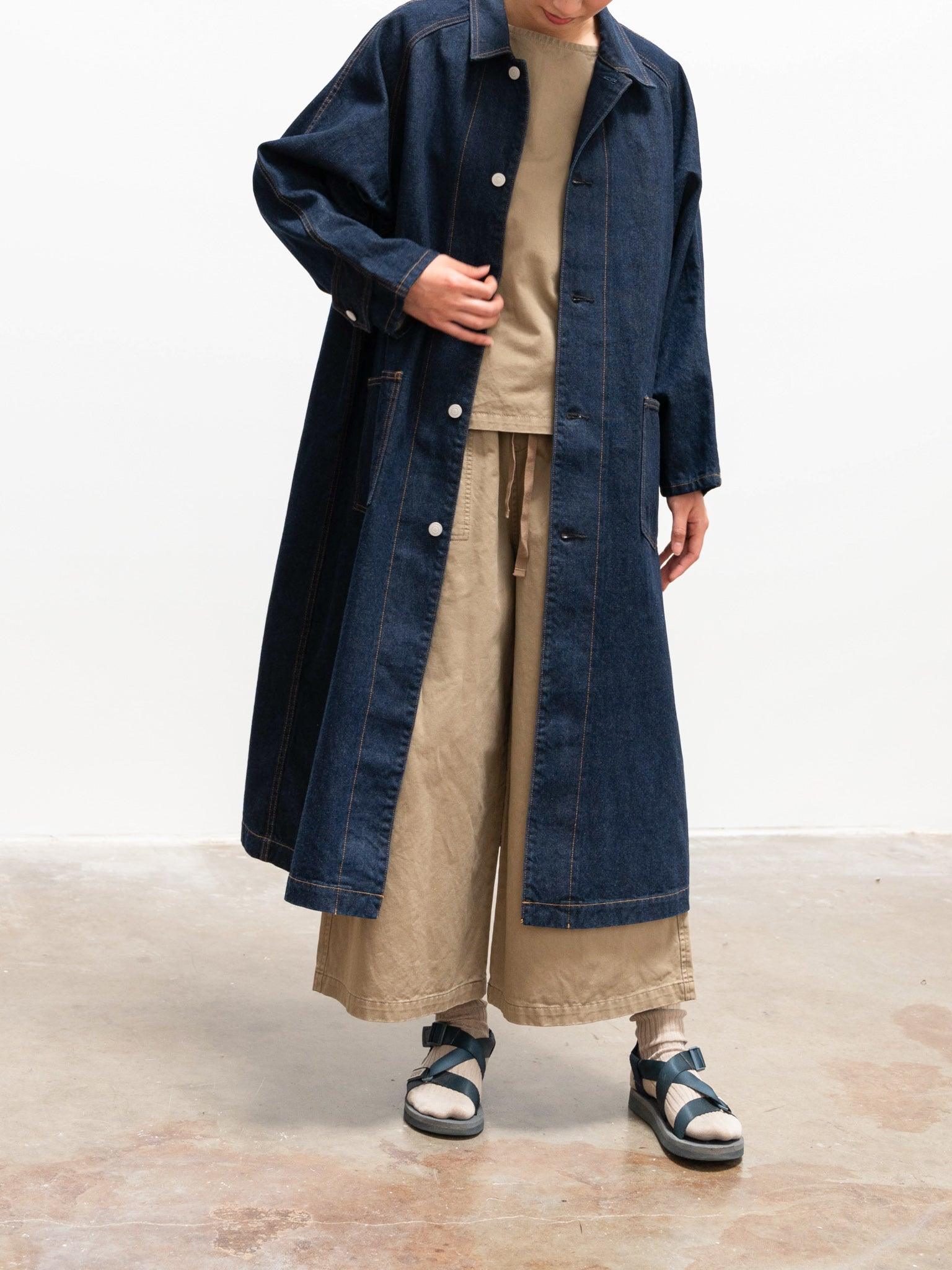 Namu Shop - Ichi Antiquites Denim Coat - Indigo Dark