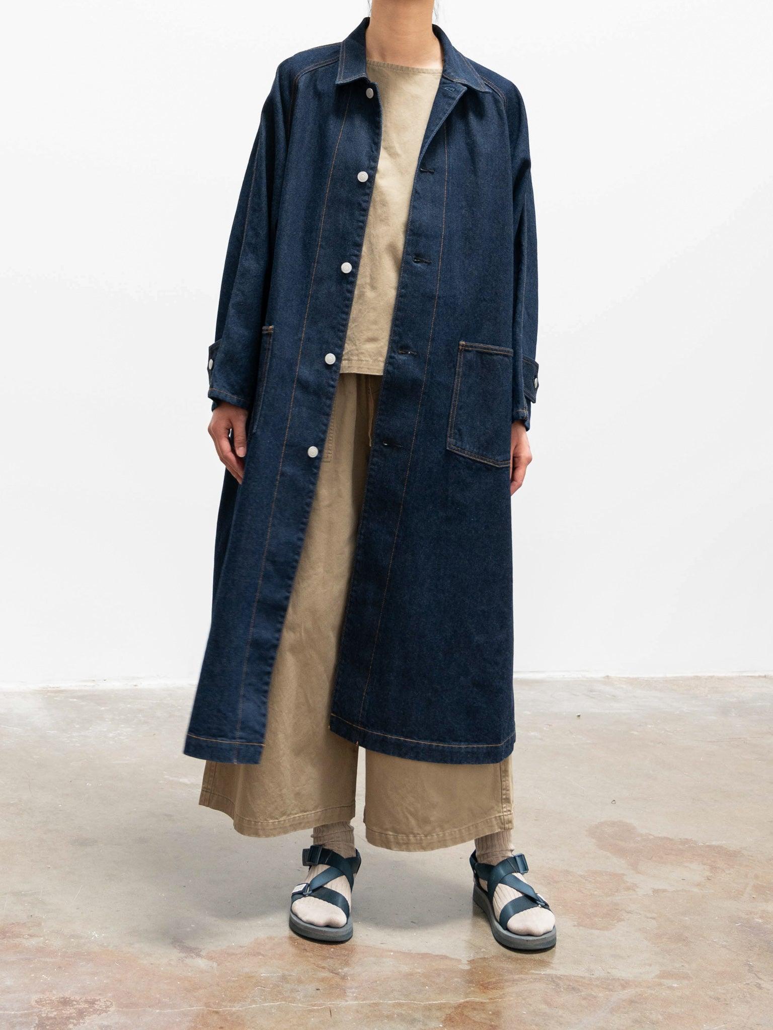 Namu Shop - Ichi Antiquites Denim Coat - Indigo Dark