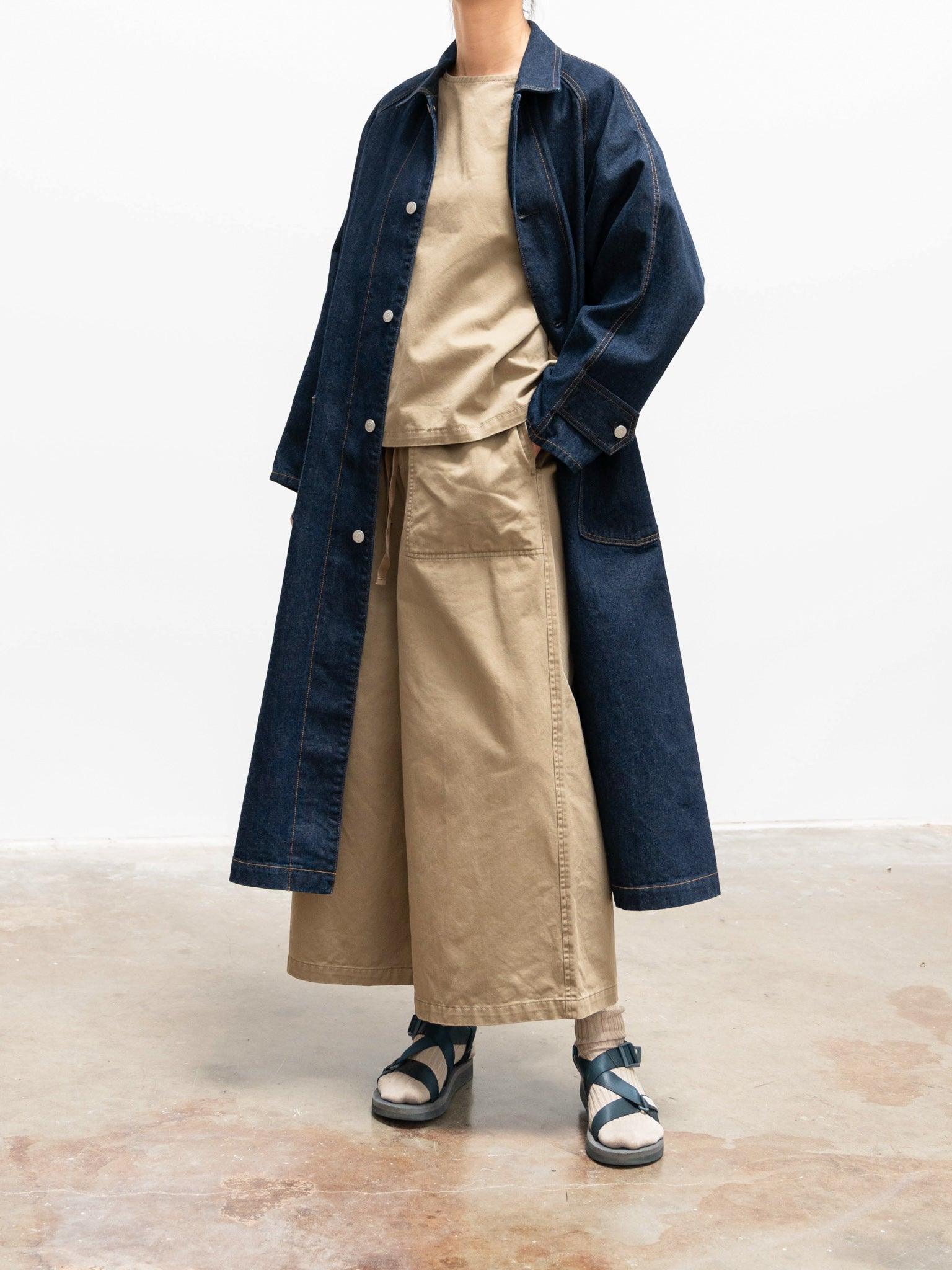 Namu Shop - Ichi Antiquites Denim Coat - Indigo Dark