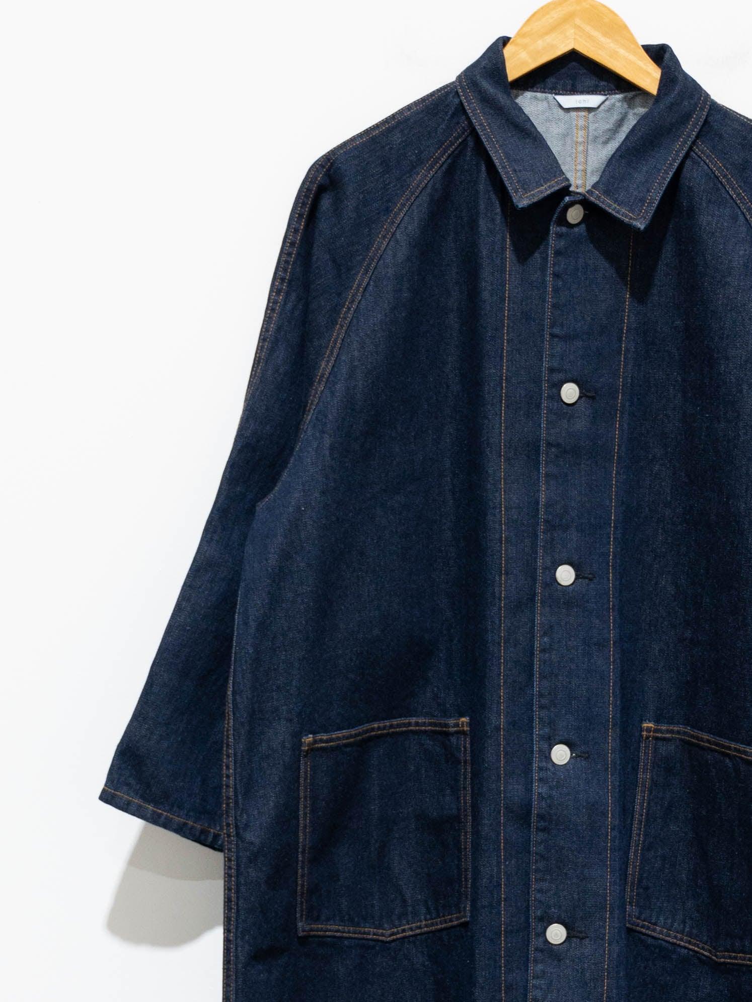Namu Shop - Ichi Antiquites Denim Coat - Indigo Dark