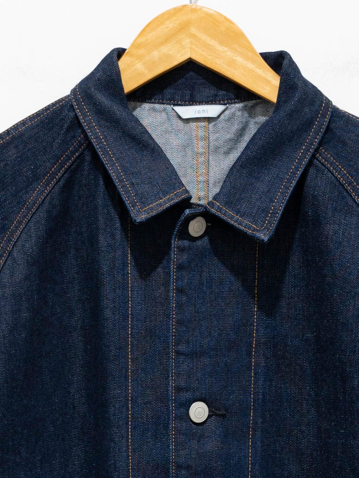 Namu Shop - Ichi Antiquites Denim Coat - Indigo Dark