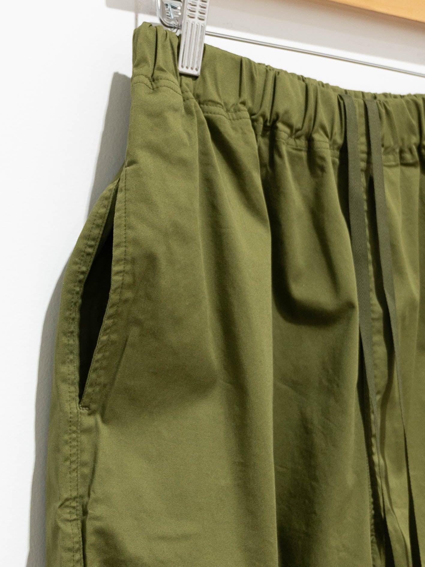 Namu Shop - Ichi Antiquites Easy Trousers - Olive