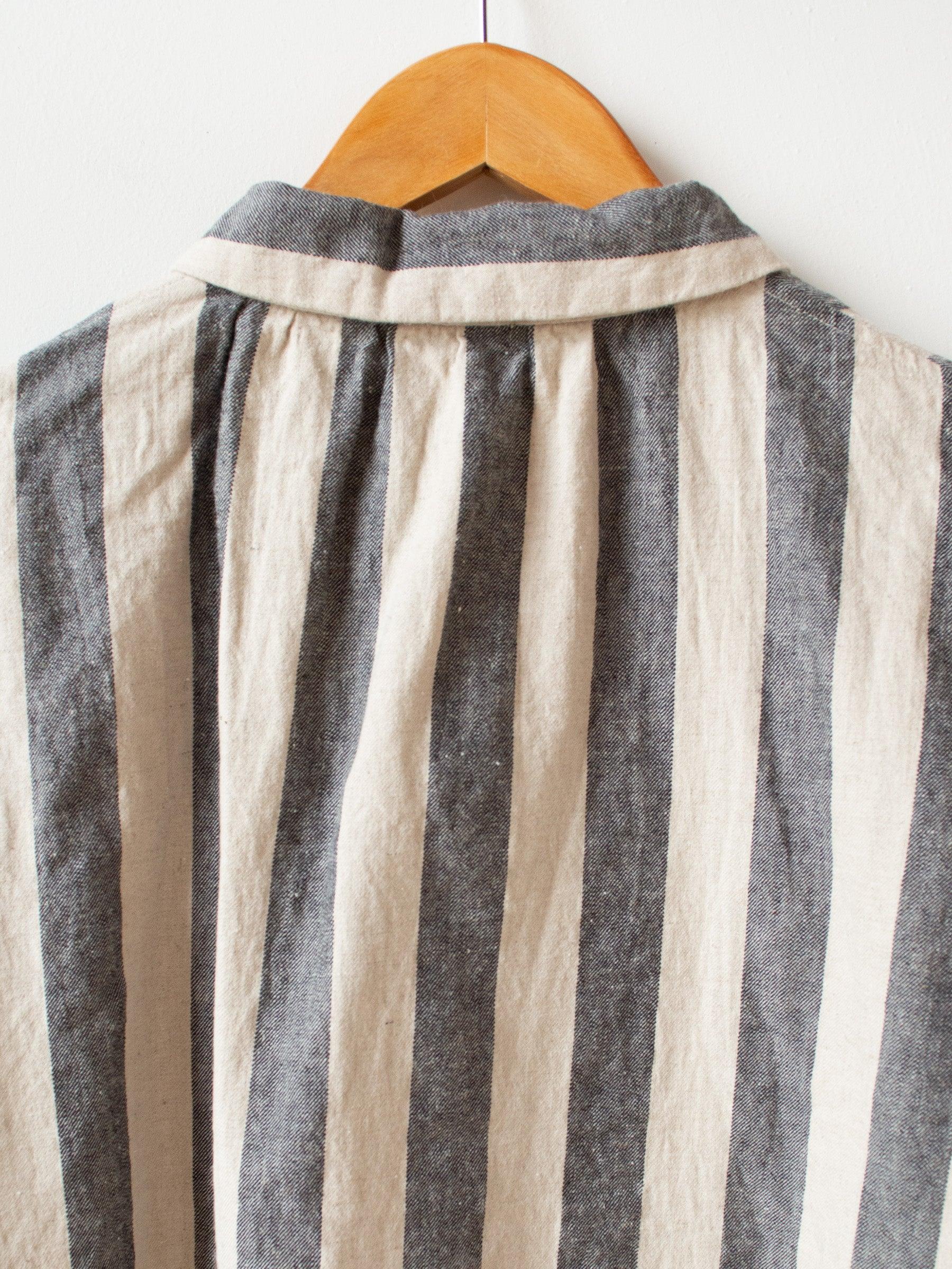 Namu Shop - Ichi Antiquites Li/Co BD Shirt - Big Stripe