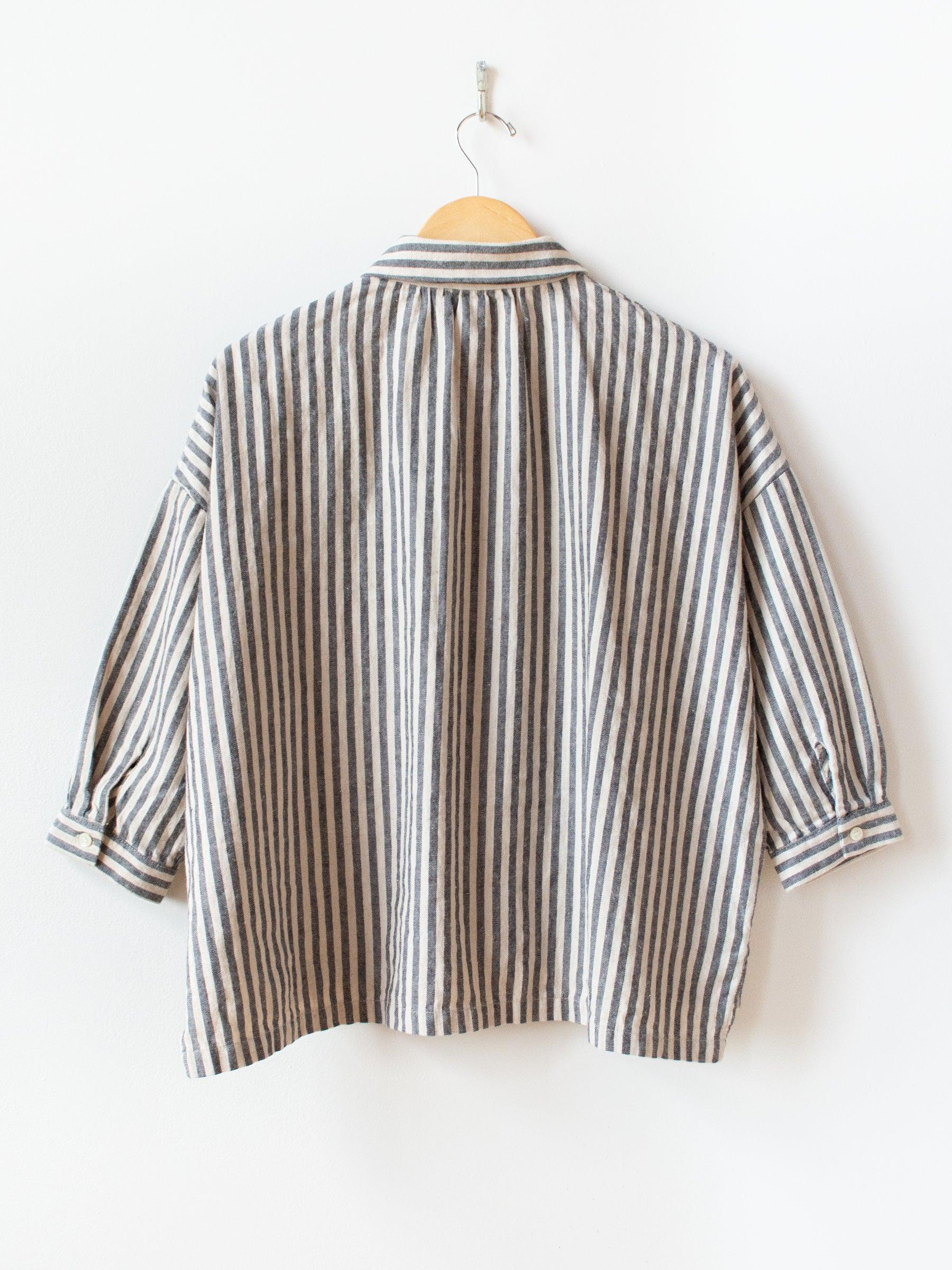 Namu Shop - Ichi Antiquites Li/Co BD Shirt - Small Stripe
