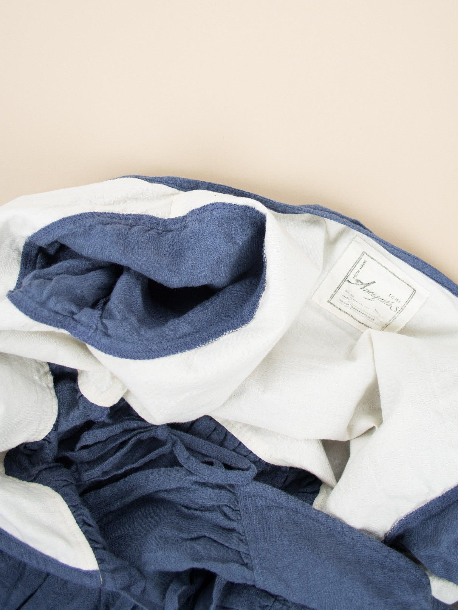 Namu Shop - Ichi Antiquites Linen Cache-Couer Dress