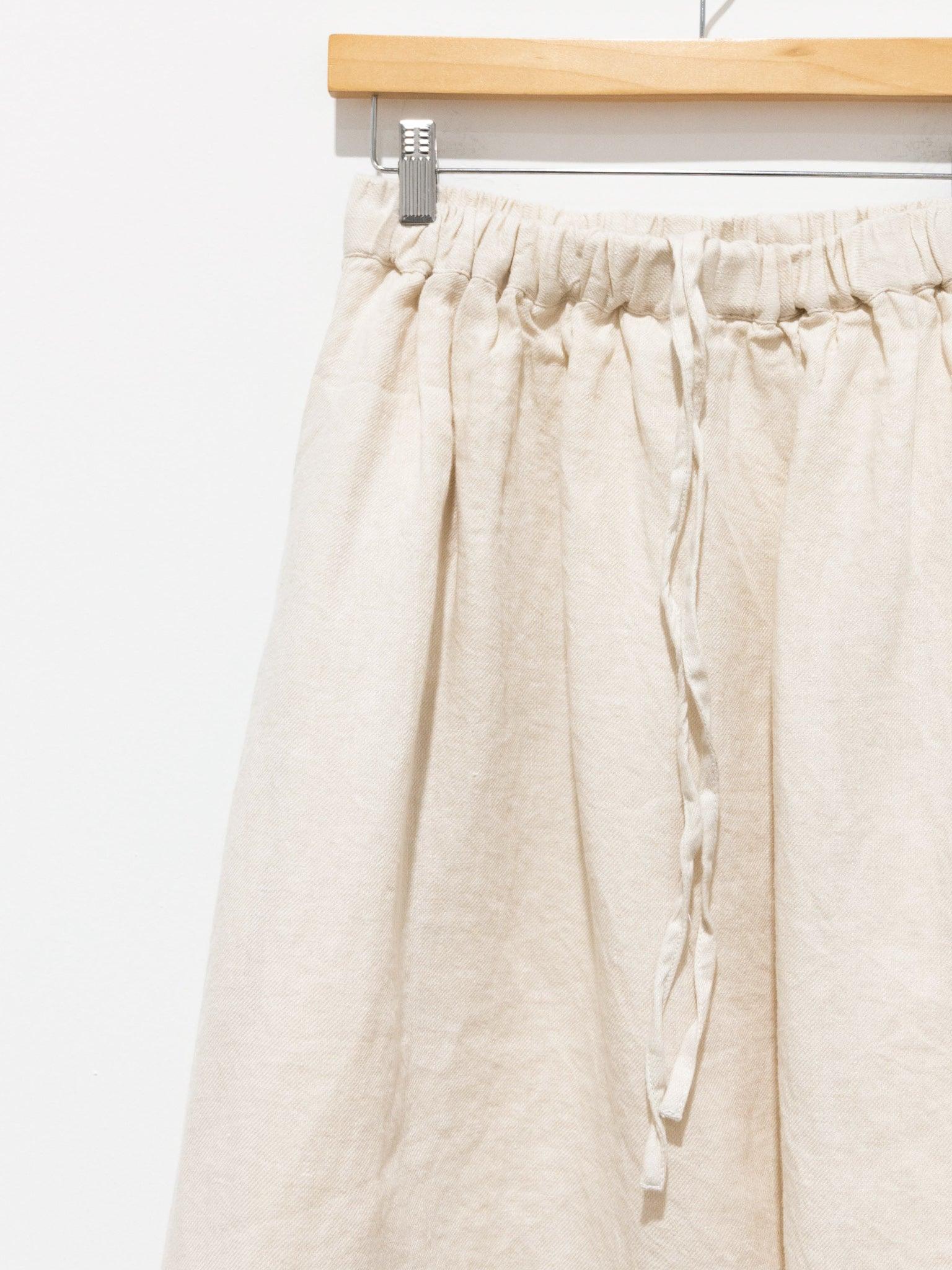 Namu Shop - Ichi Antiquites Linen Denim Sarouel Pants - Natural