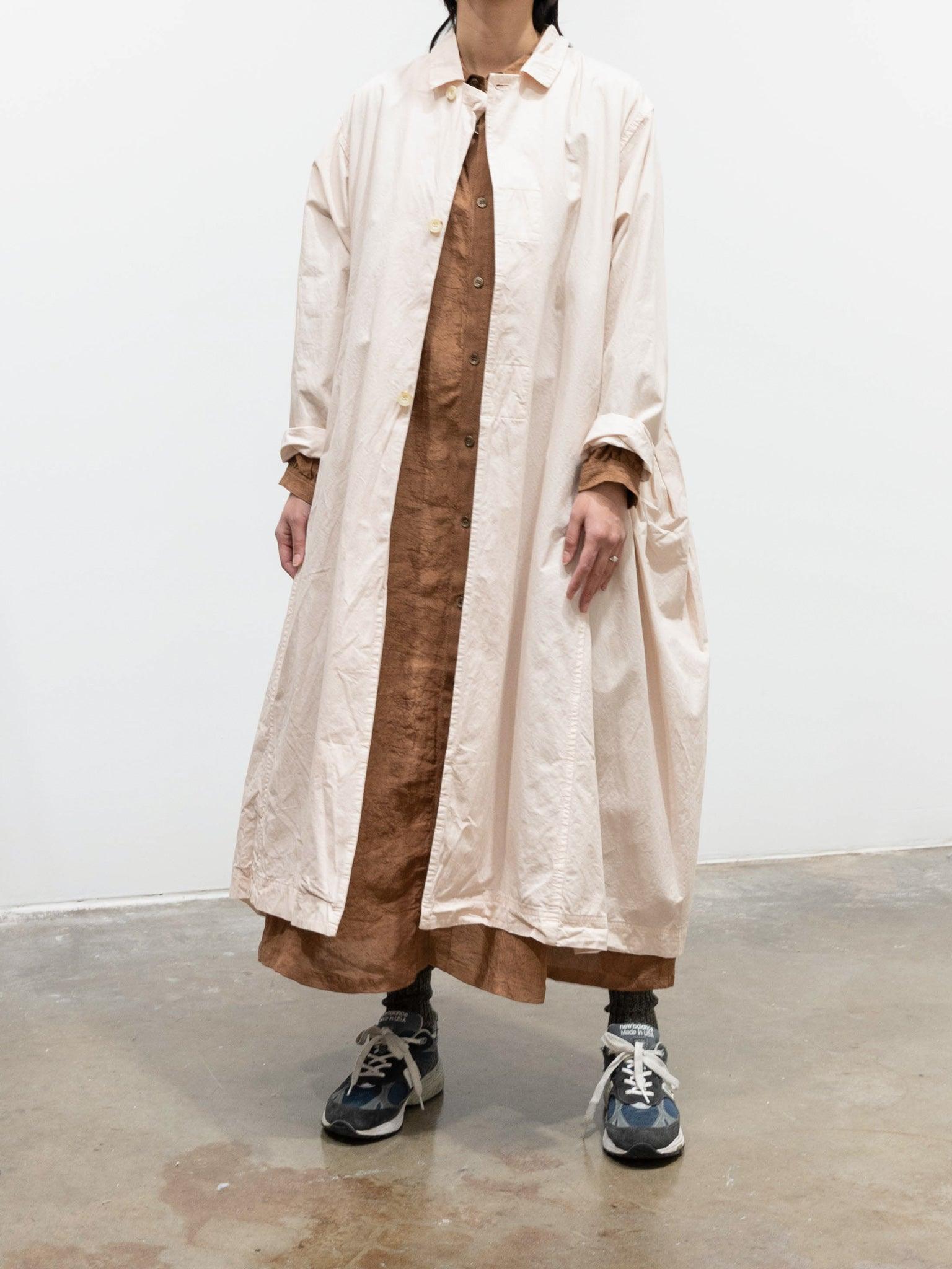 Namu Shop - Ichi Antiquites Linen Dress - SUMI Dark