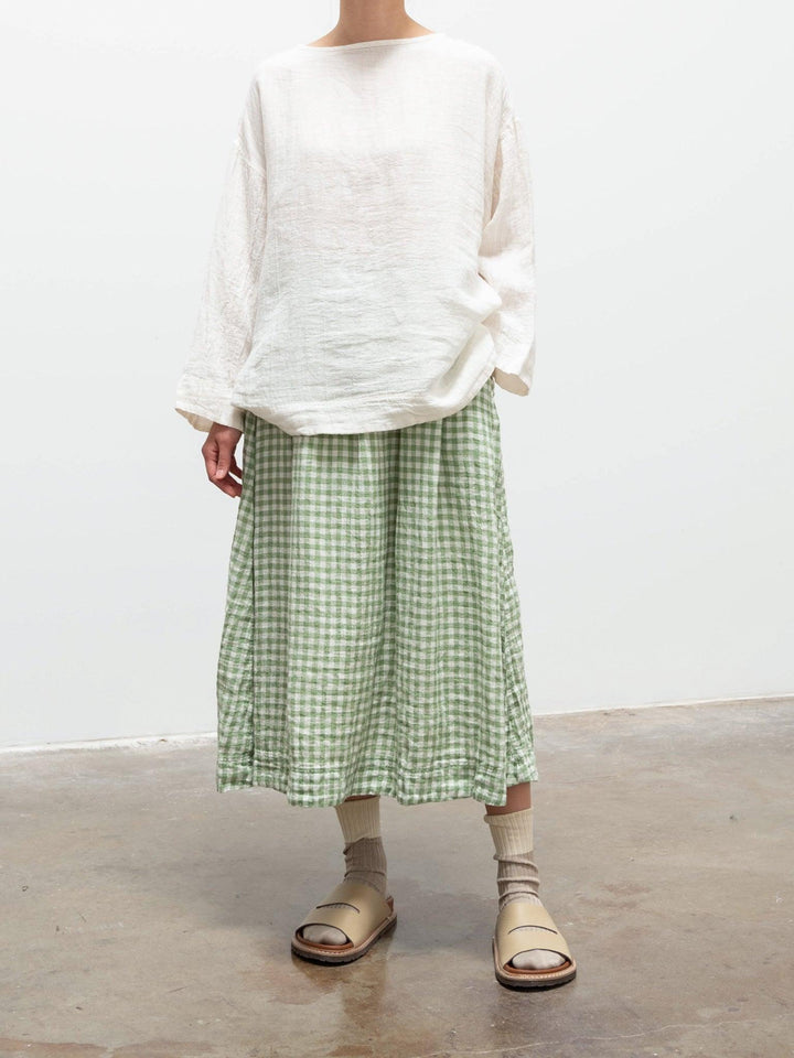 Namu Shop - Ichi Antiquites Linen Pullover - White