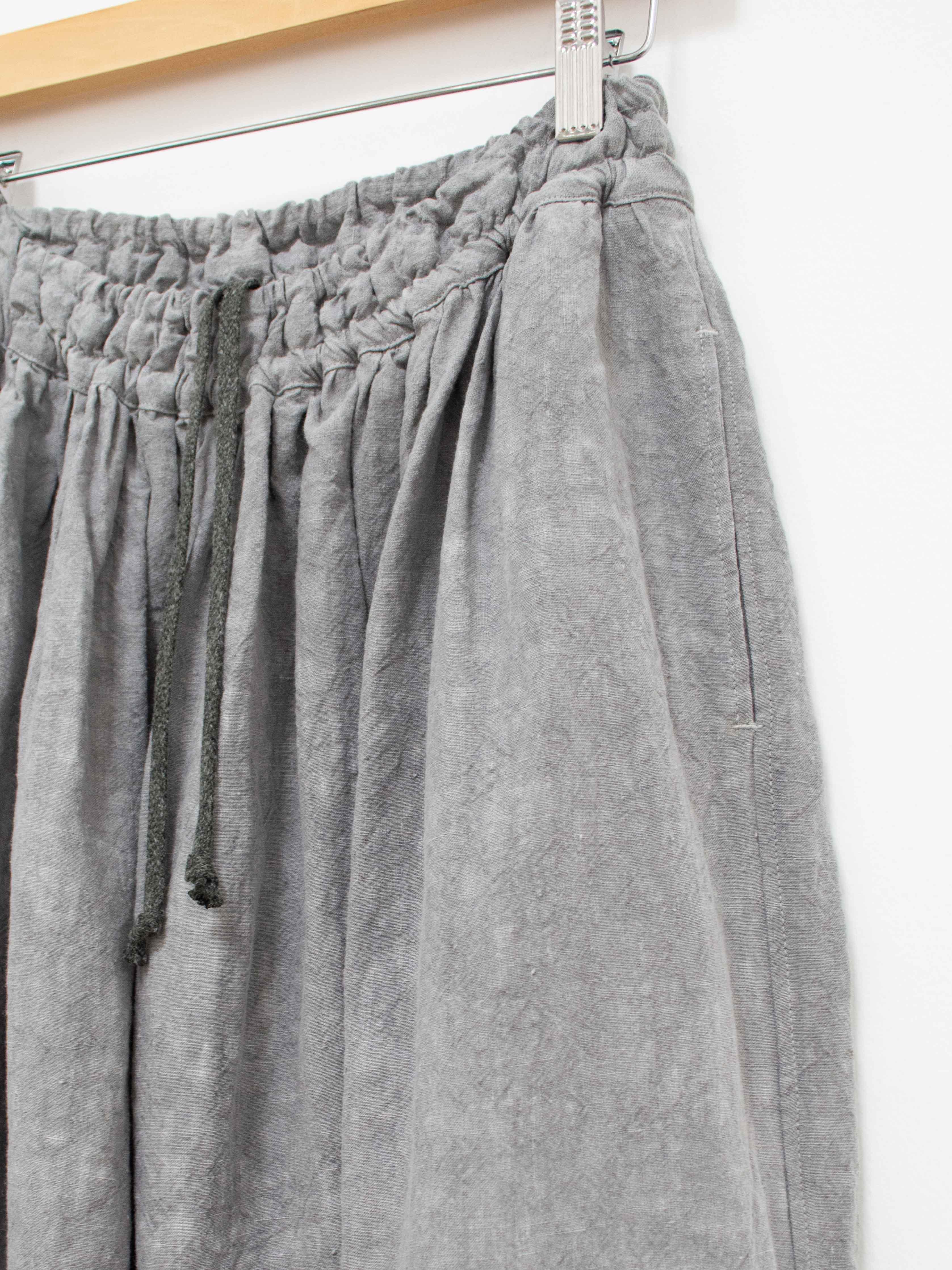 Namu Shop - Ichi Antiquites Linen Skirt - SUMI Light