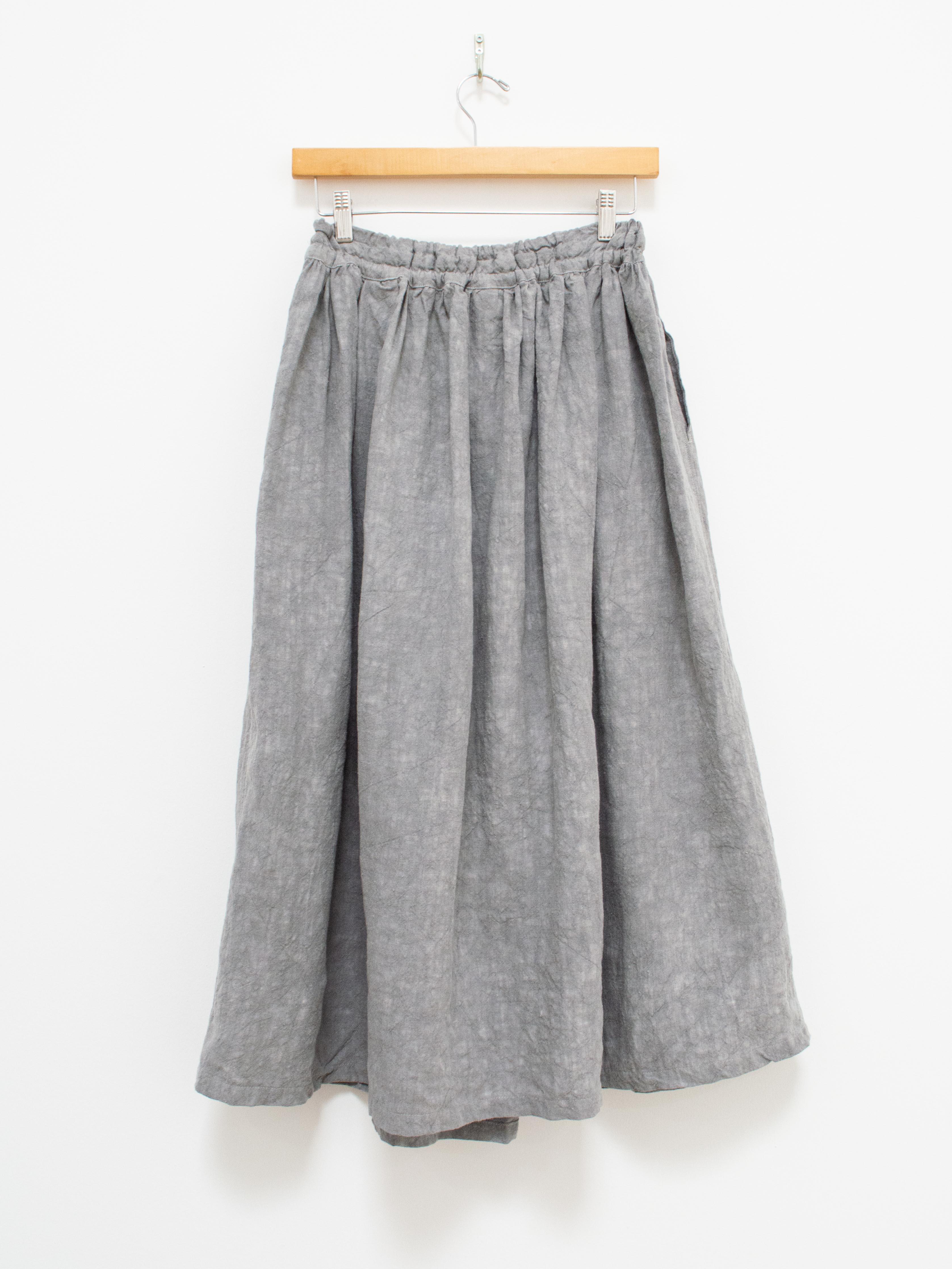 Namu Shop - Ichi Antiquites Linen Skirt - SUMI Light