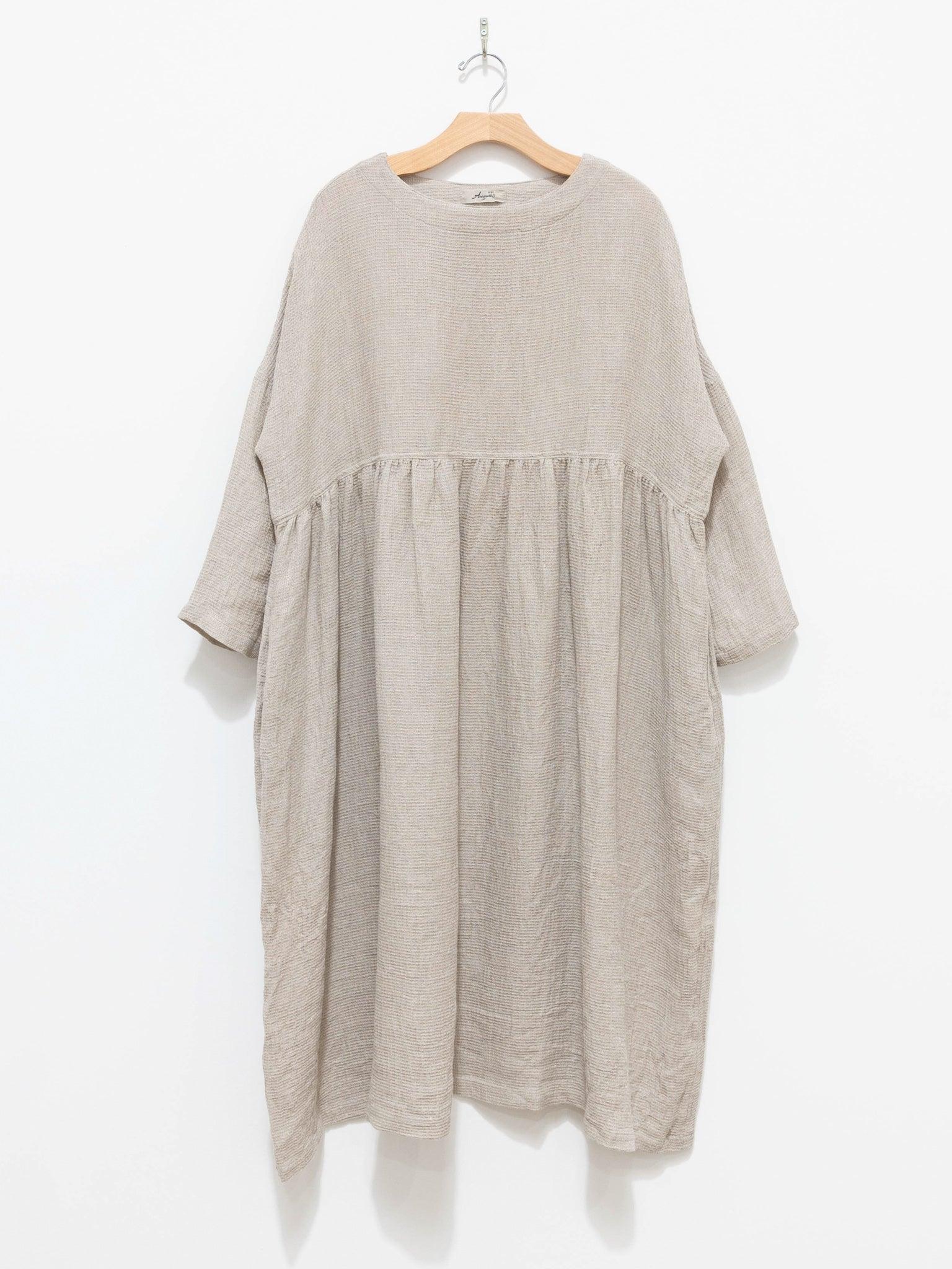 Namu Shop - Ichi Antiquites Linen Waffle Dress - Natural