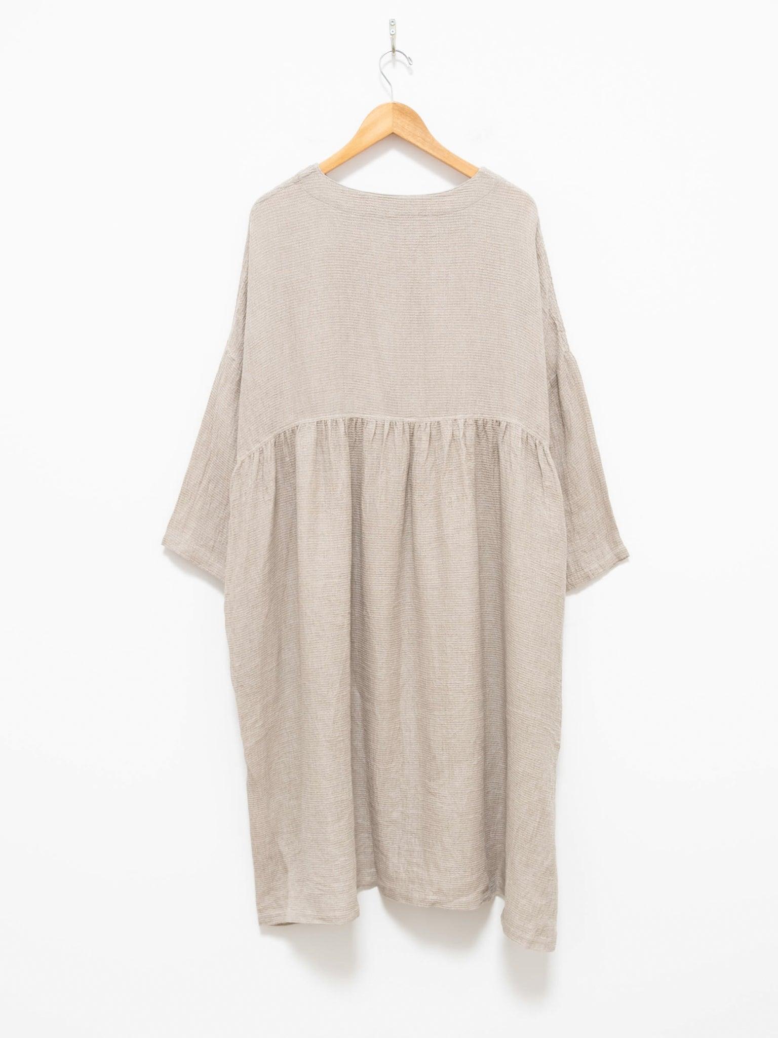 Namu Shop - Ichi Antiquites Linen Waffle Dress - Natural
