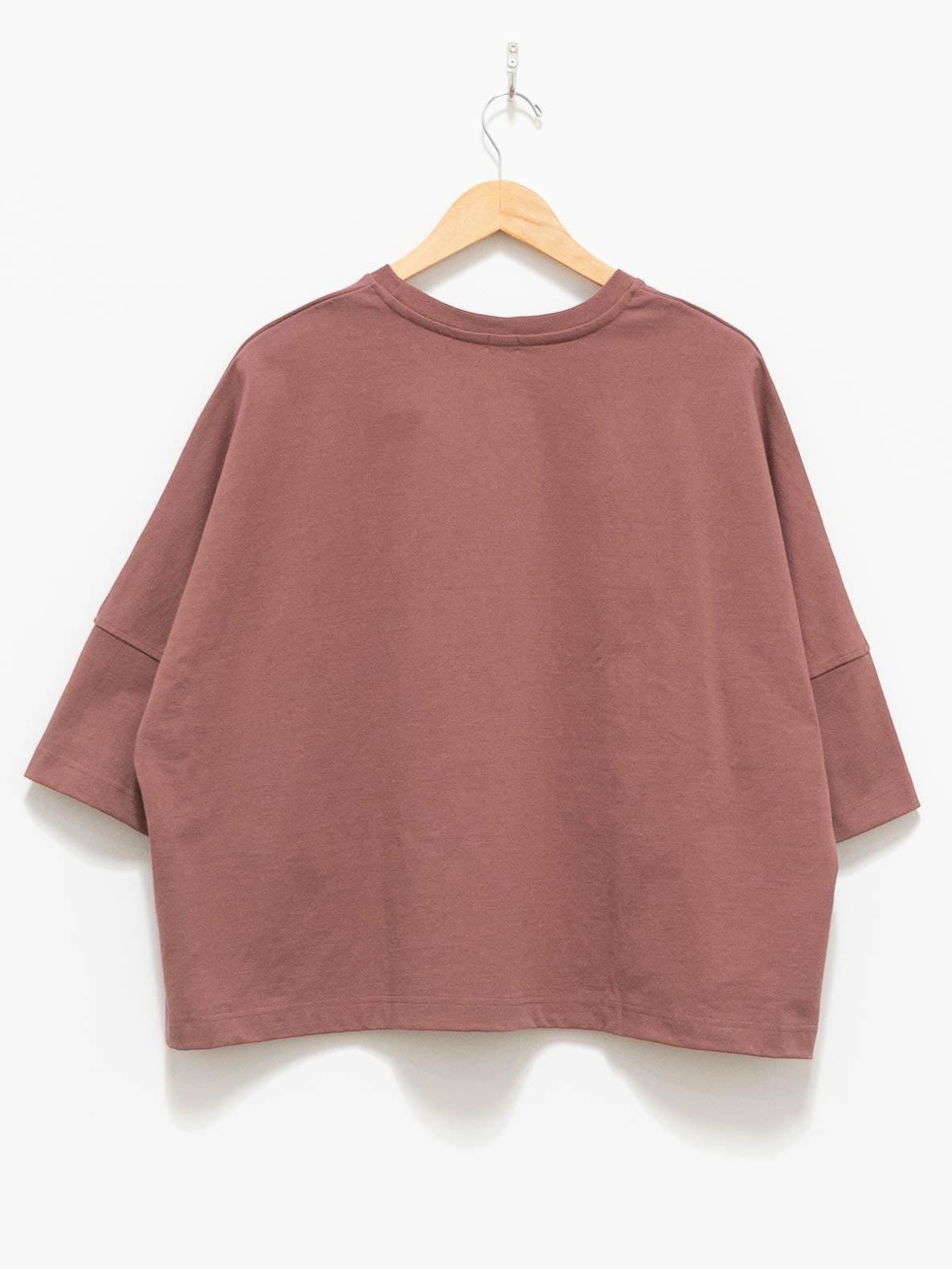 Namu Shop - Ichi Antiquites Relaxed Pullover Top - Mocha Red
