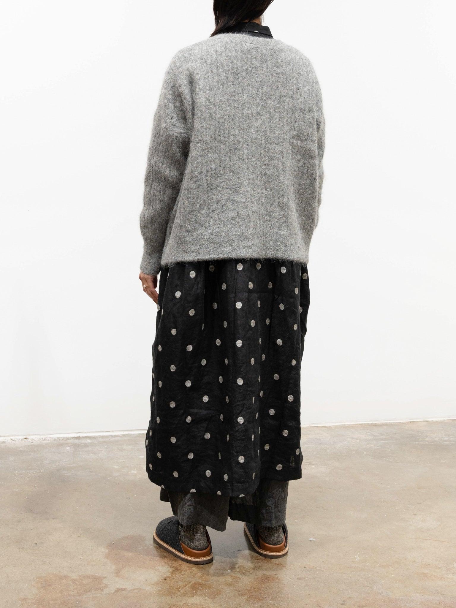 Namu Shop - Ichi Antiquites Rib Stitch Cardigan - Blue