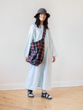 Namu Shop - Ichi Antiquites Typewriter Stripe Dress - White x Mint