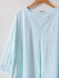 Namu Shop - Ichi Antiquites Typewriter Stripe Dress - White x Mint