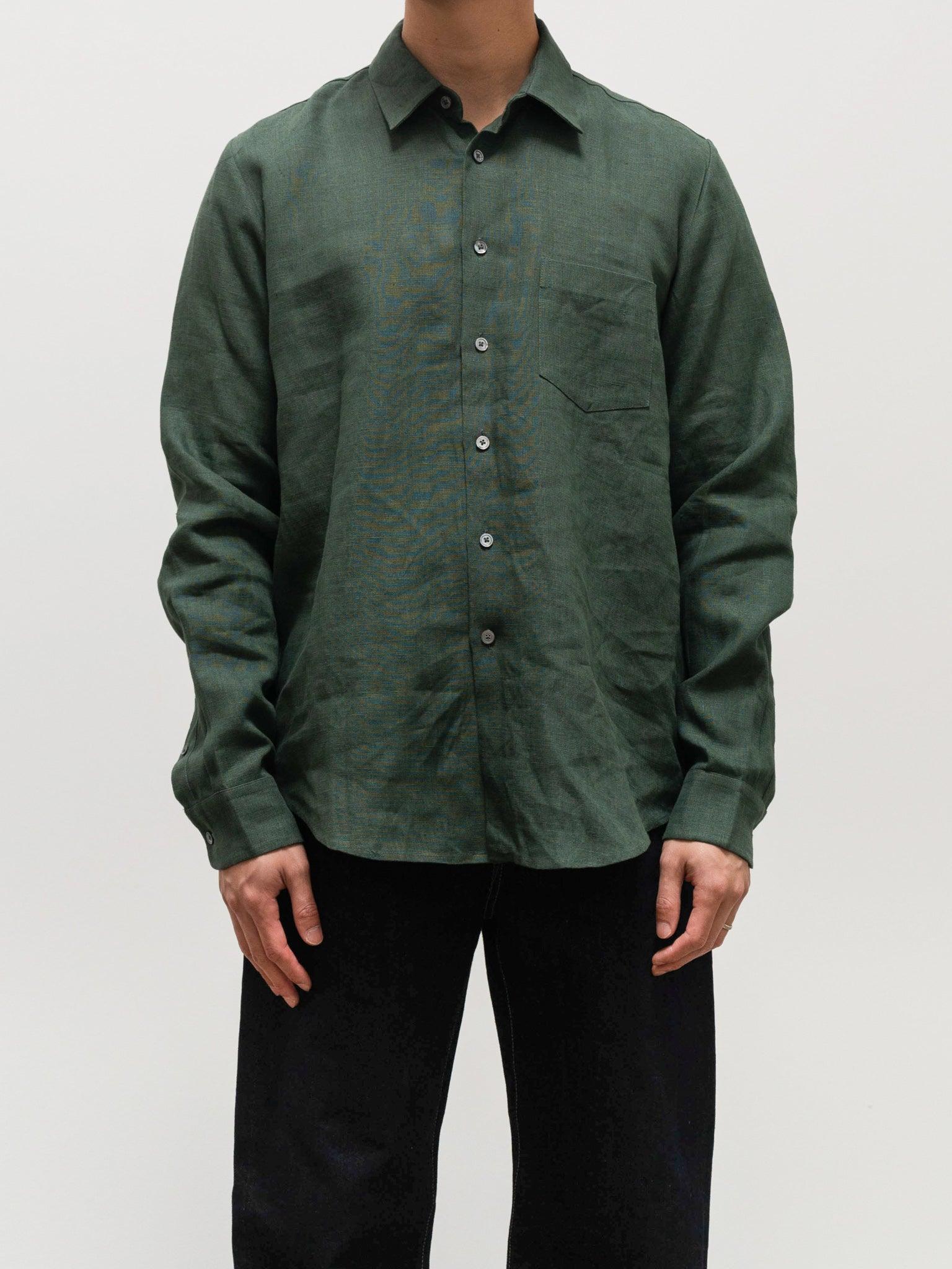 Namu Shop - Jan Machenhauer Chris Shirt - Forest Linen