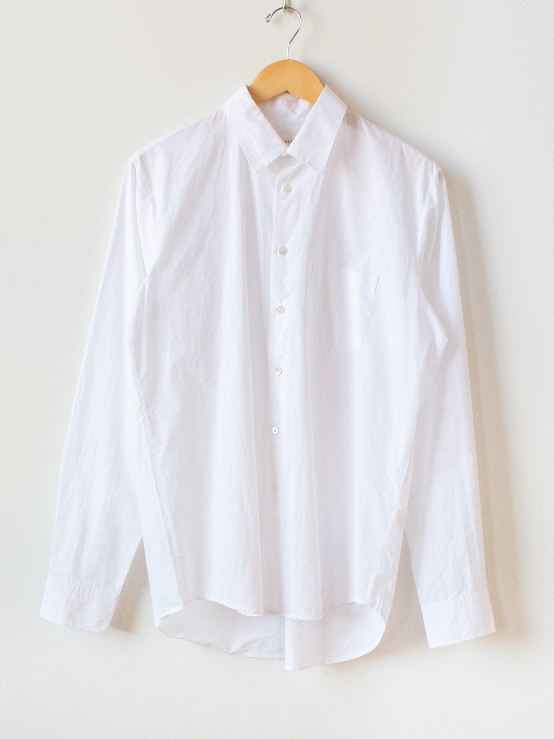 Namu Shop - Jan Machenhauer Chris Shirt - White Cotton Poplin