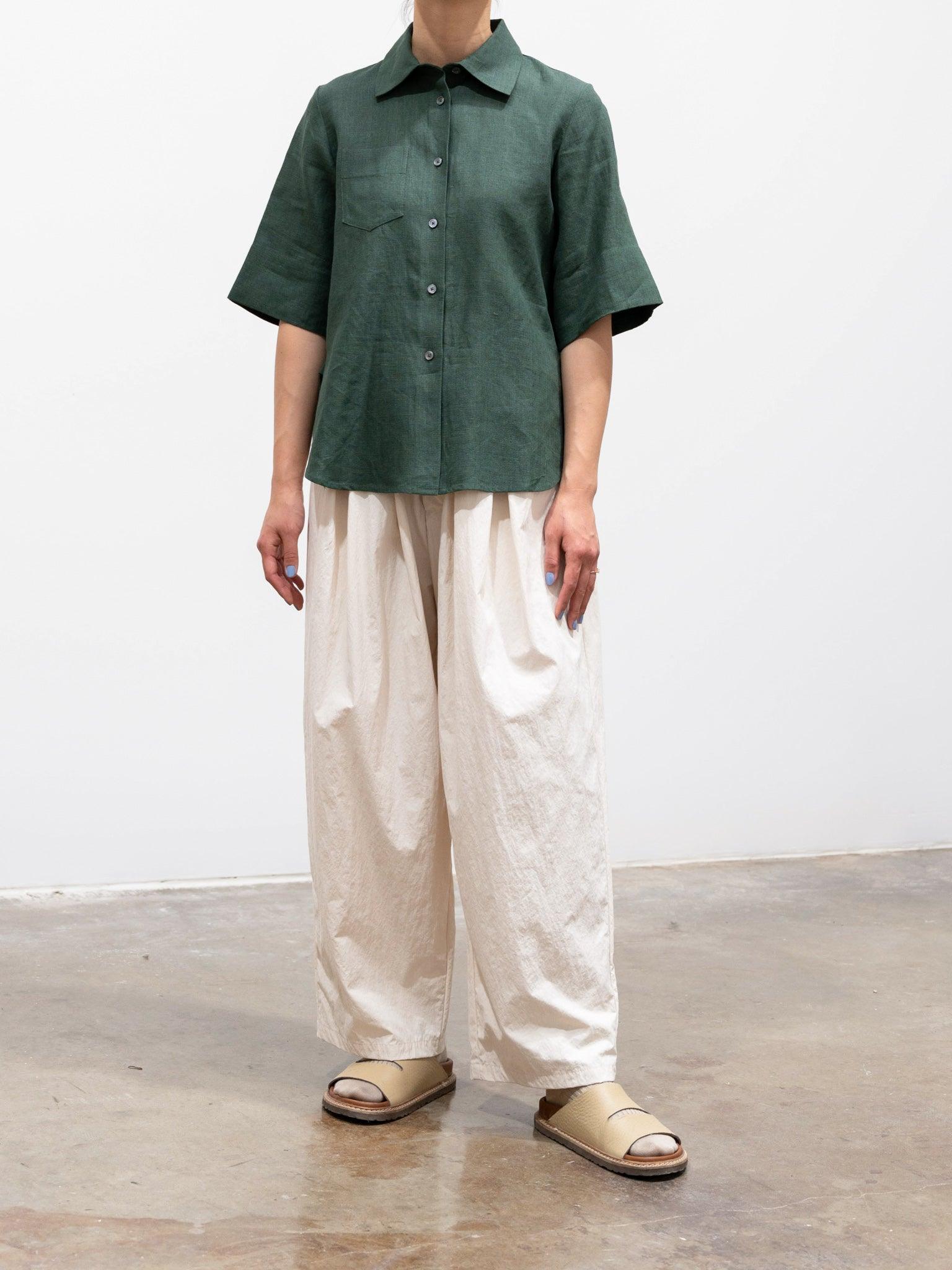 Namu Shop - Jan Machenhauer Clara Shirt - Forest Linen