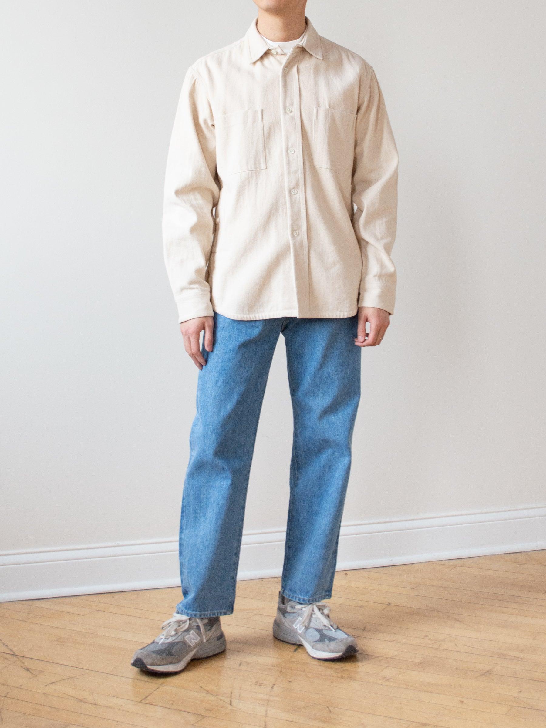 Namu Shop - Jan Machenhauer Coi Shirt - Natural Cotton Heavy Twill
