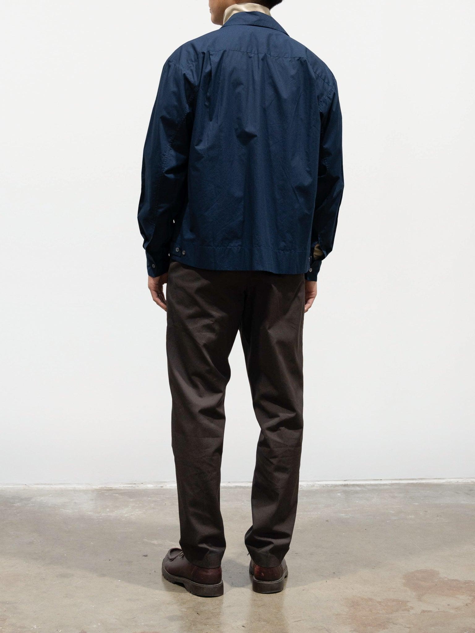 Namu Shop - Jan Machenhauer Frank Shirt - Indigo Cotton Poplin
