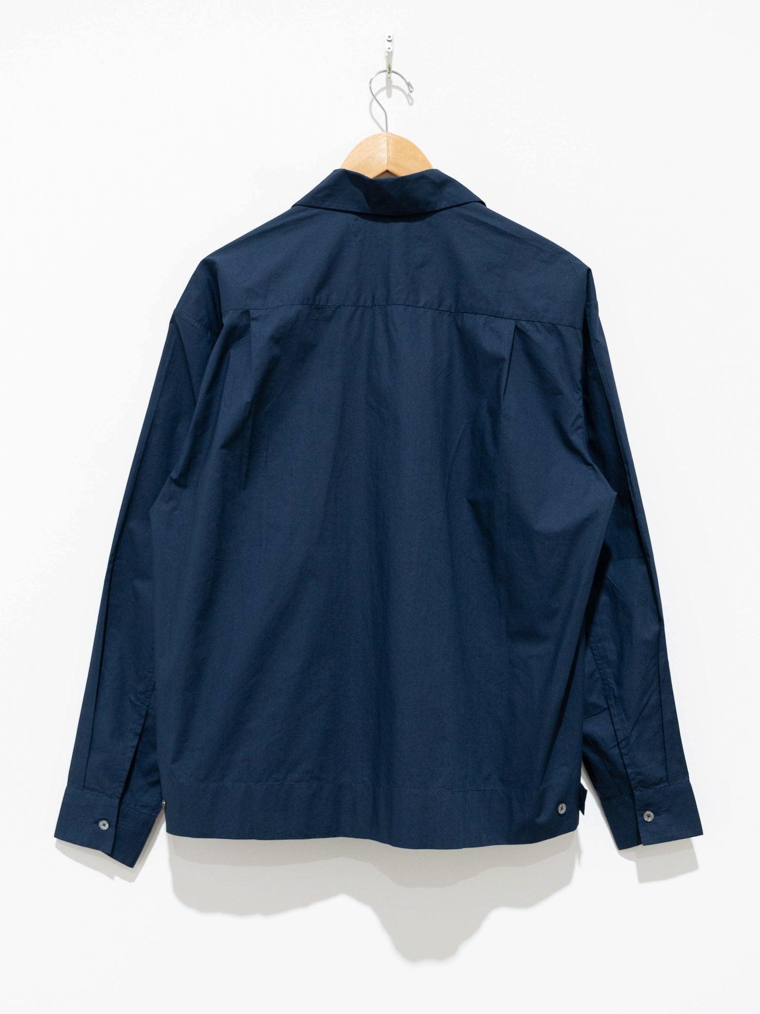 Namu Shop - Jan Machenhauer Frank Shirt - Indigo Cotton Poplin