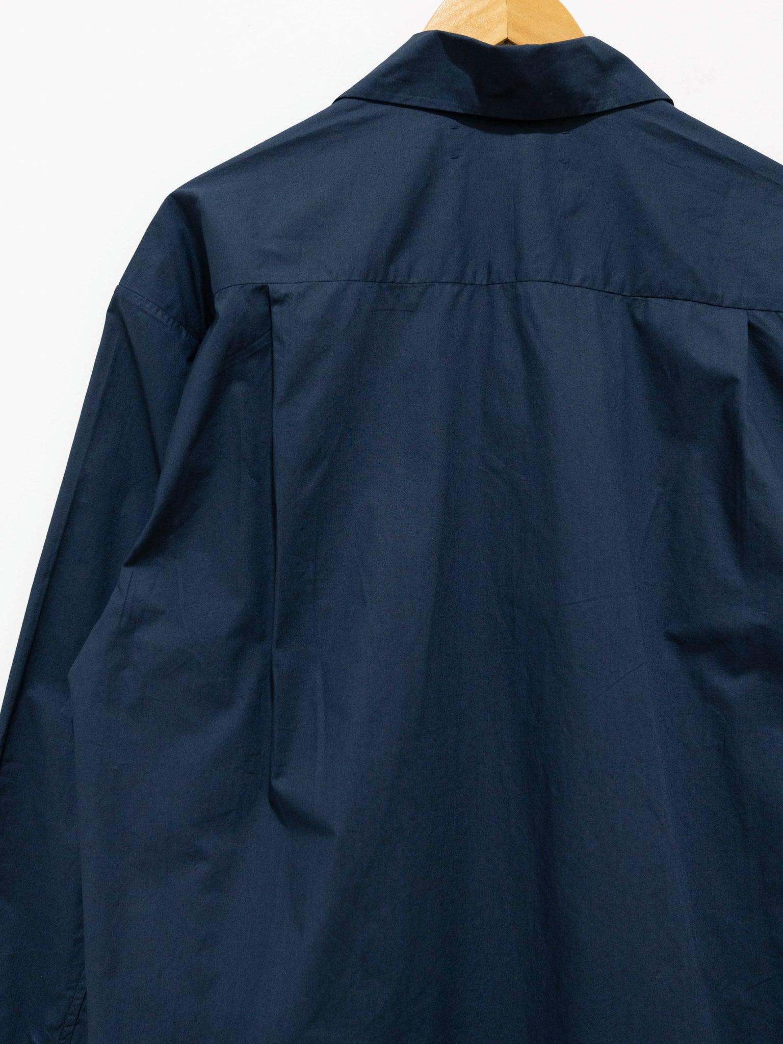 Namu Shop - Jan Machenhauer Frank Shirt - Indigo Cotton Poplin