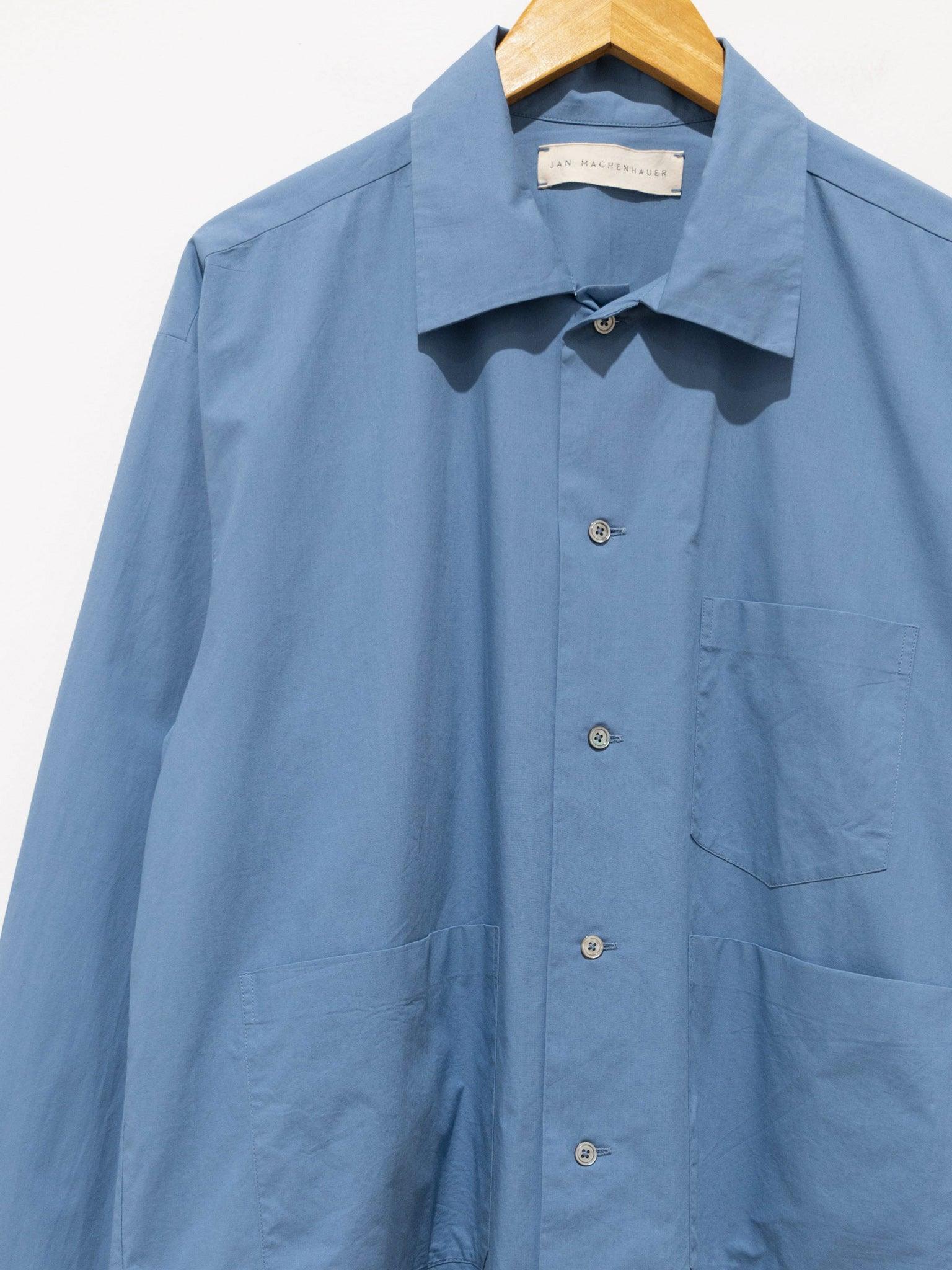 Namu Shop - Jan Machenhauer Frank Shirt - Stormy Cotton Poplin