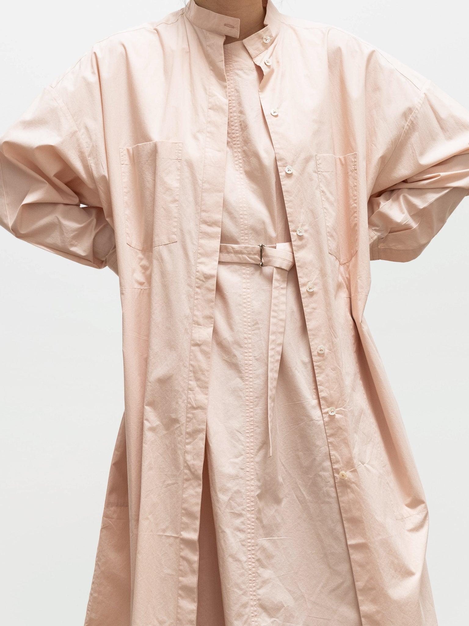Namu Shop - Jan Machenhauer Igua Shirt Dress - Blush Cotton Poplin