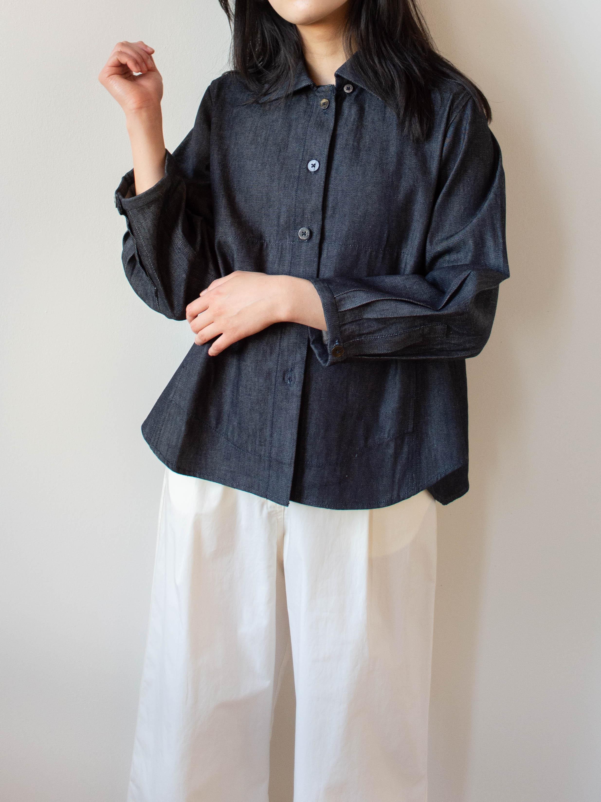 Namu Shop - Jan Machenhauer Kelly Shirt Jacket - Denim Blue
