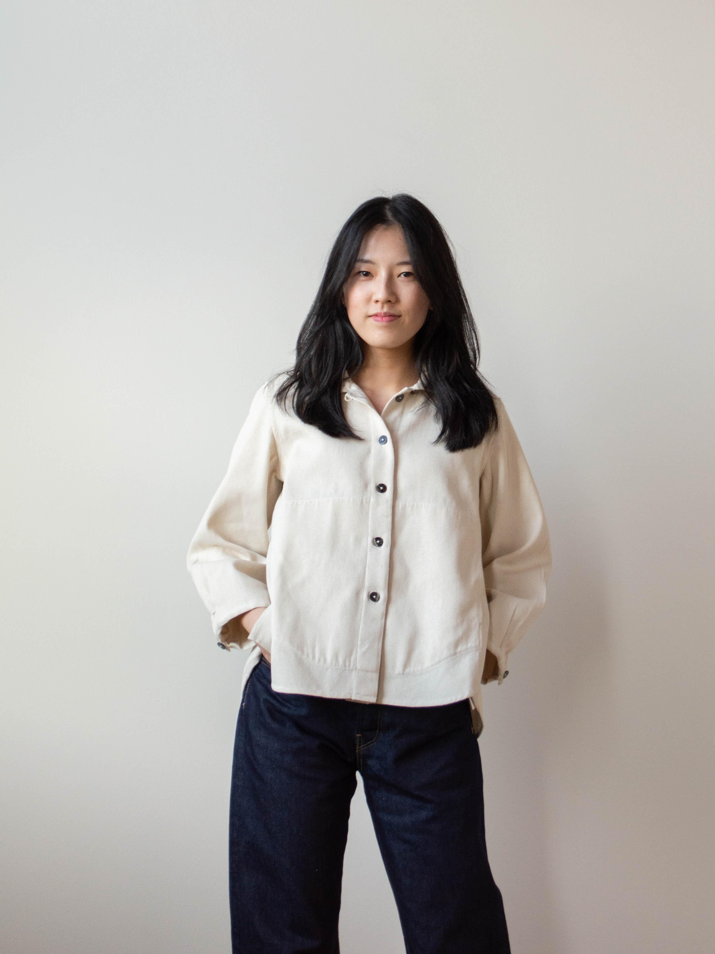 Namu Shop - Jan Machenhauer Kelly Shirt Jacket - Natural Cotton Twill
